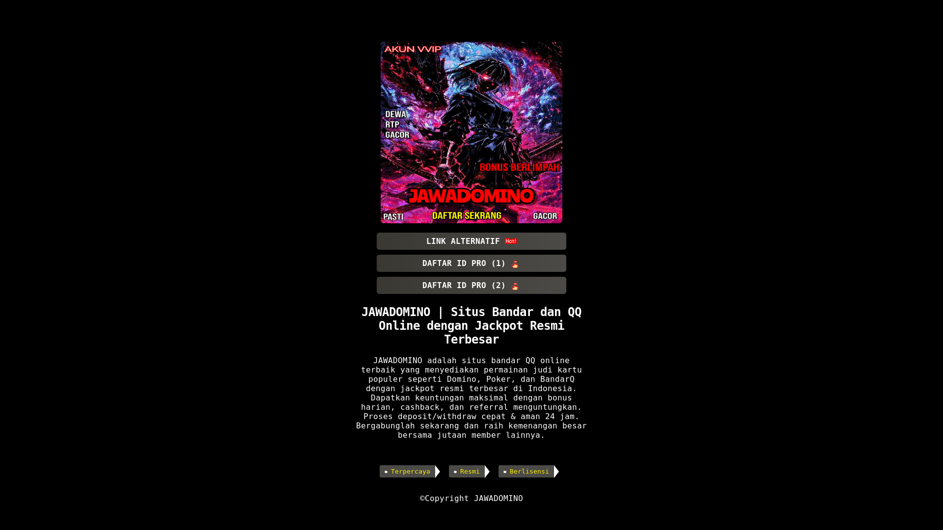 website screenshot of https://ombakjawa.pages.dev/
