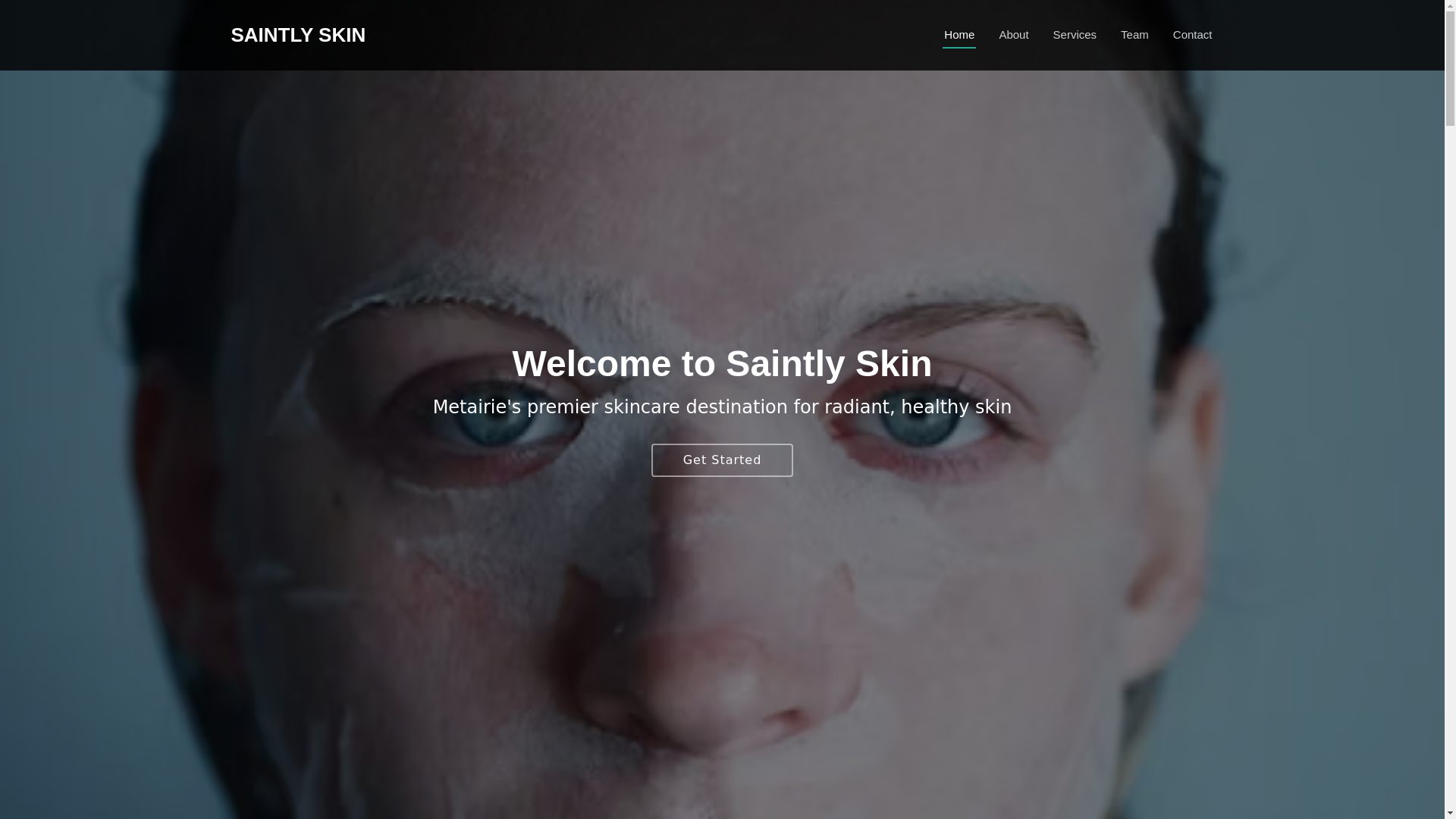 website screenshot of https://saintly-skin.pages.dev/
