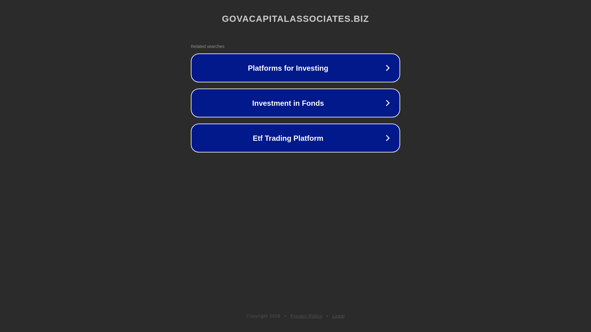 website screenshot of https://govacapitalassociates.biz/