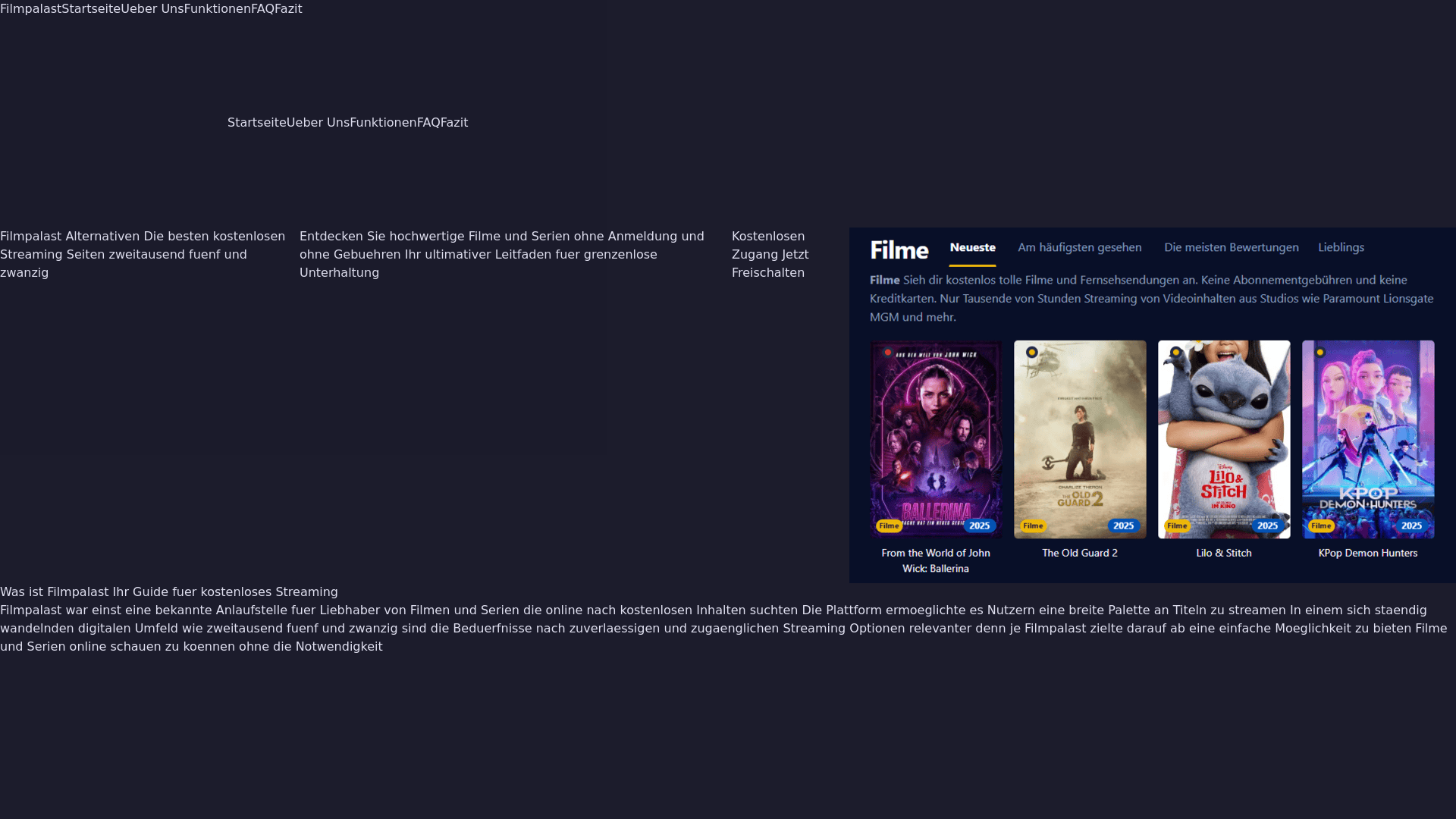 website screenshot of https://filmpalast-u1wa.pages.dev/