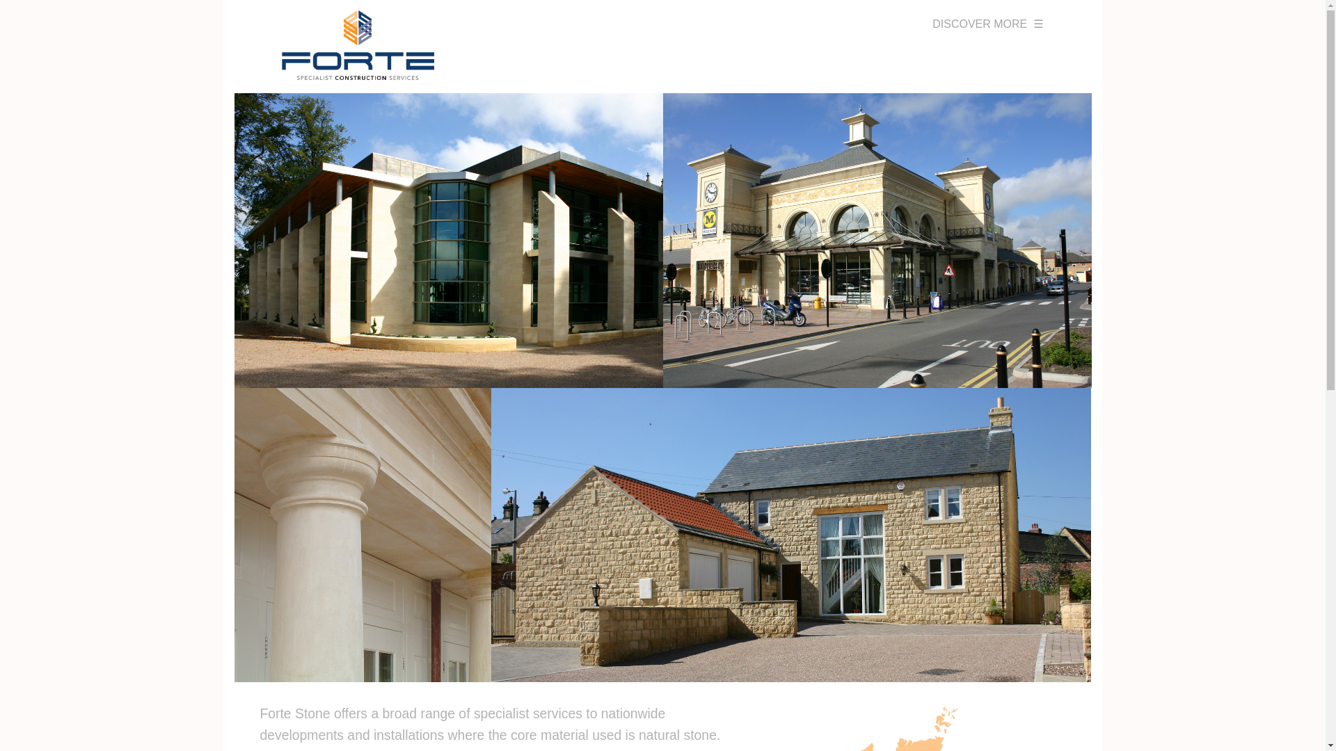 website screenshot of https://fortconstruction.co.uk/