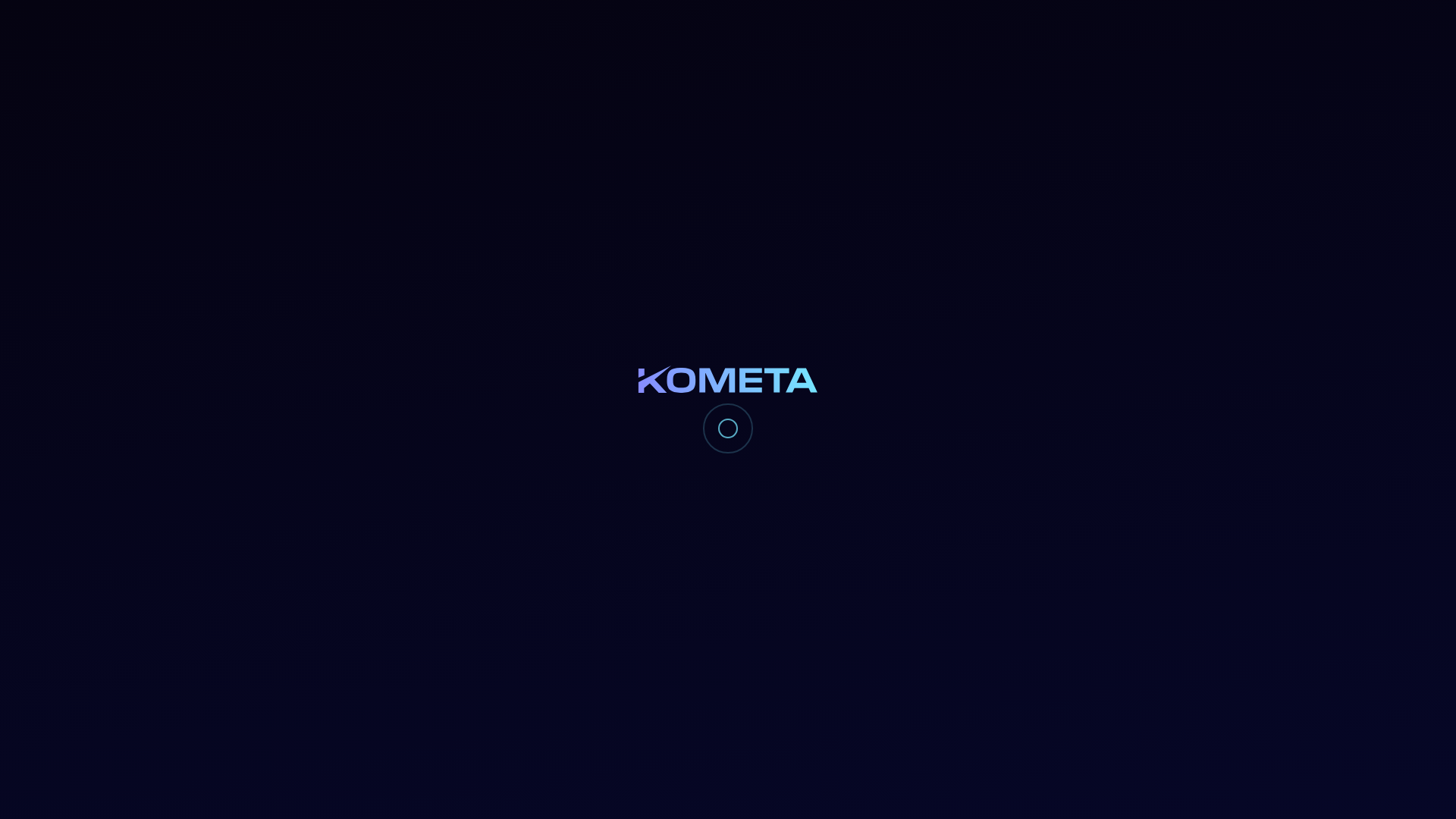 website screenshot of https://kometagetplay.com/