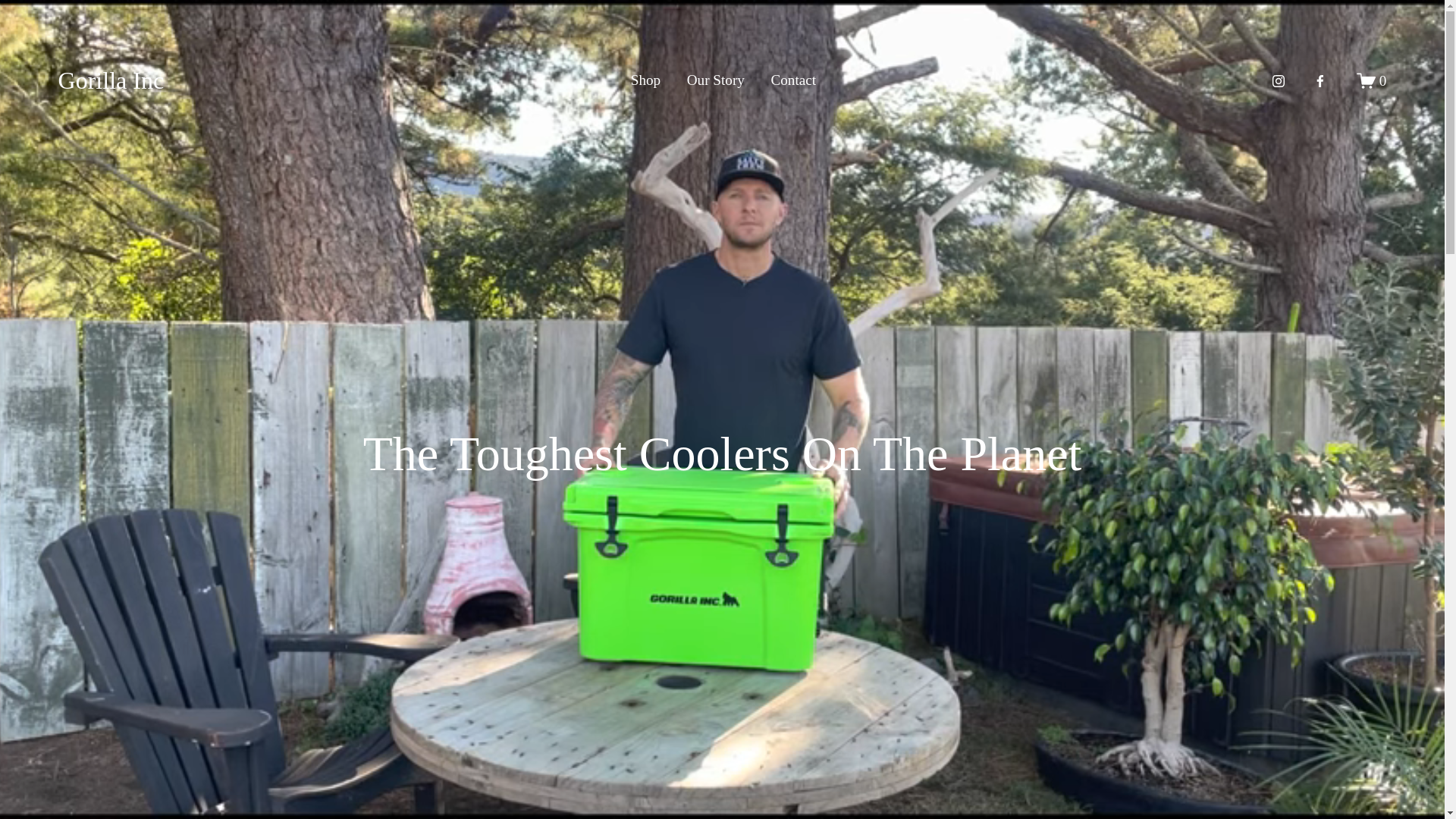 website screenshot of https://gorillainc.store/