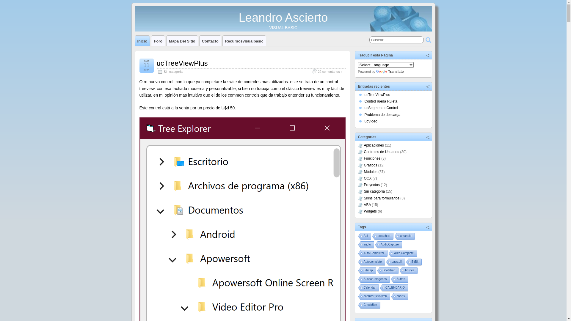 website screenshot of https://leandroascierto.com/