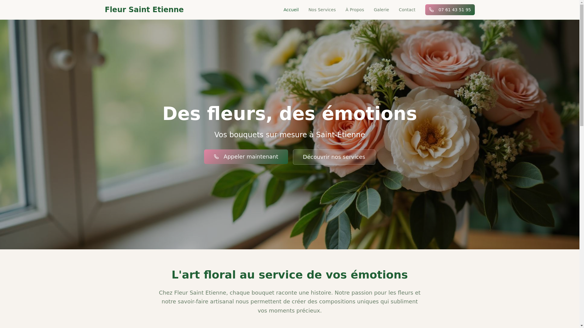 website screenshot of https://fleur-saint-etienne.com/