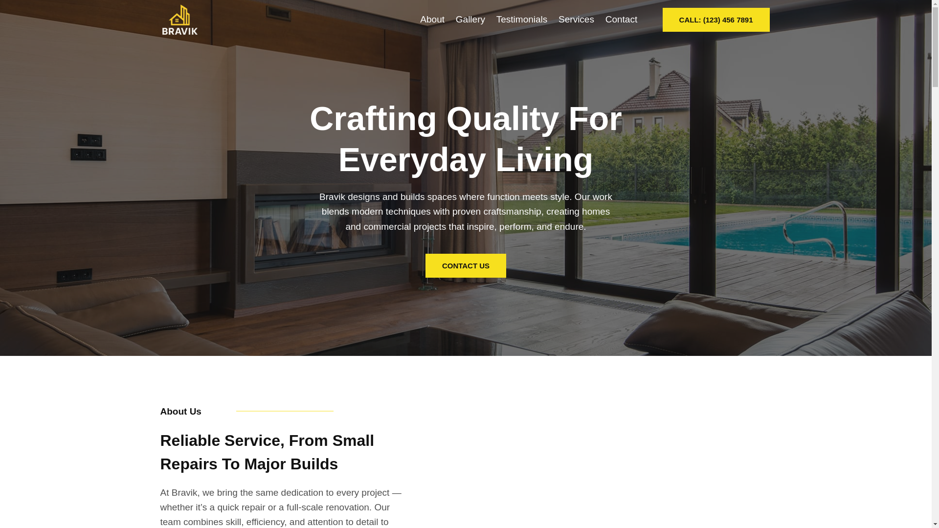 website screenshot of https://bravik.ca/