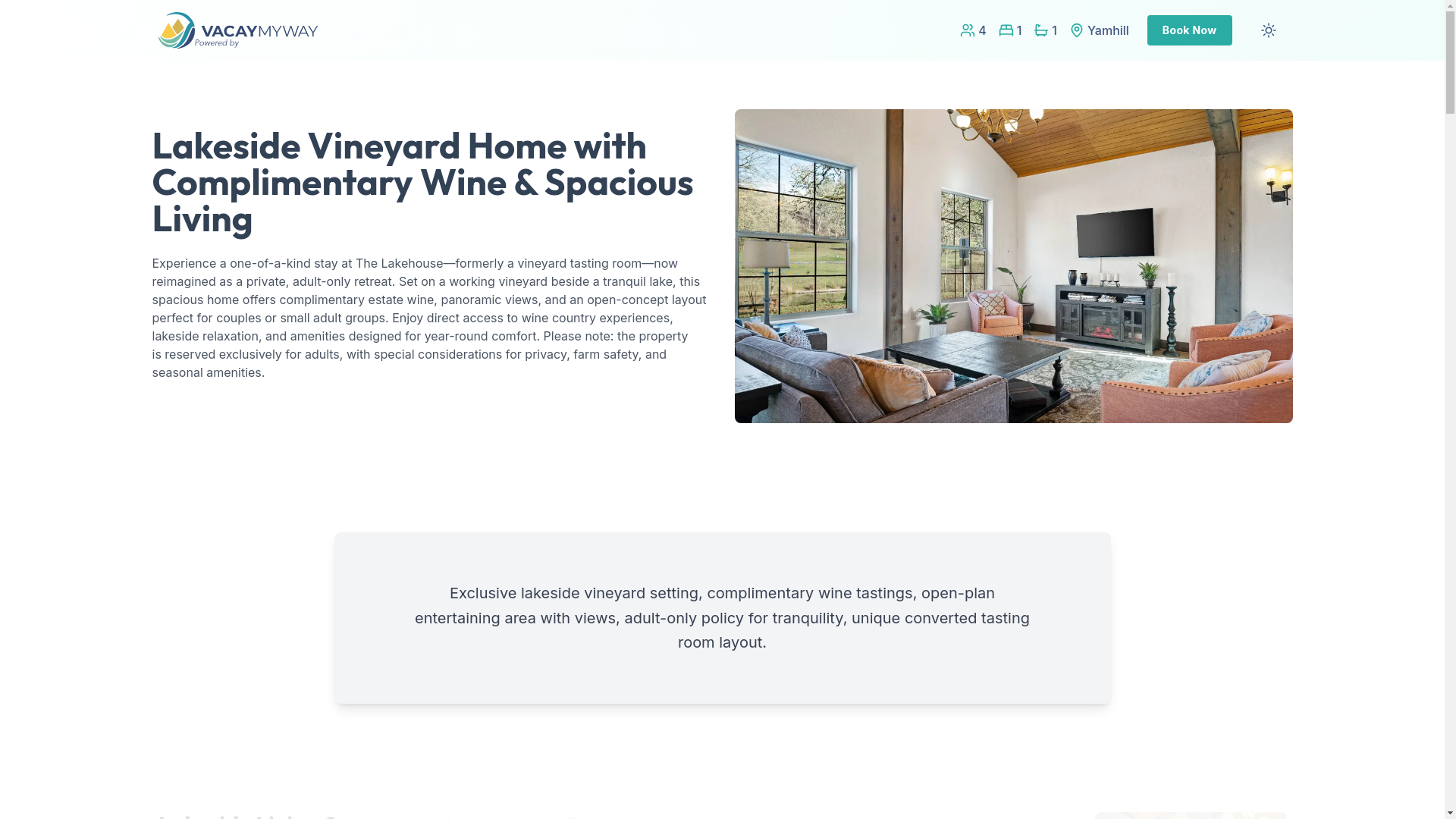 website screenshot of https://sipvineyard.tours/