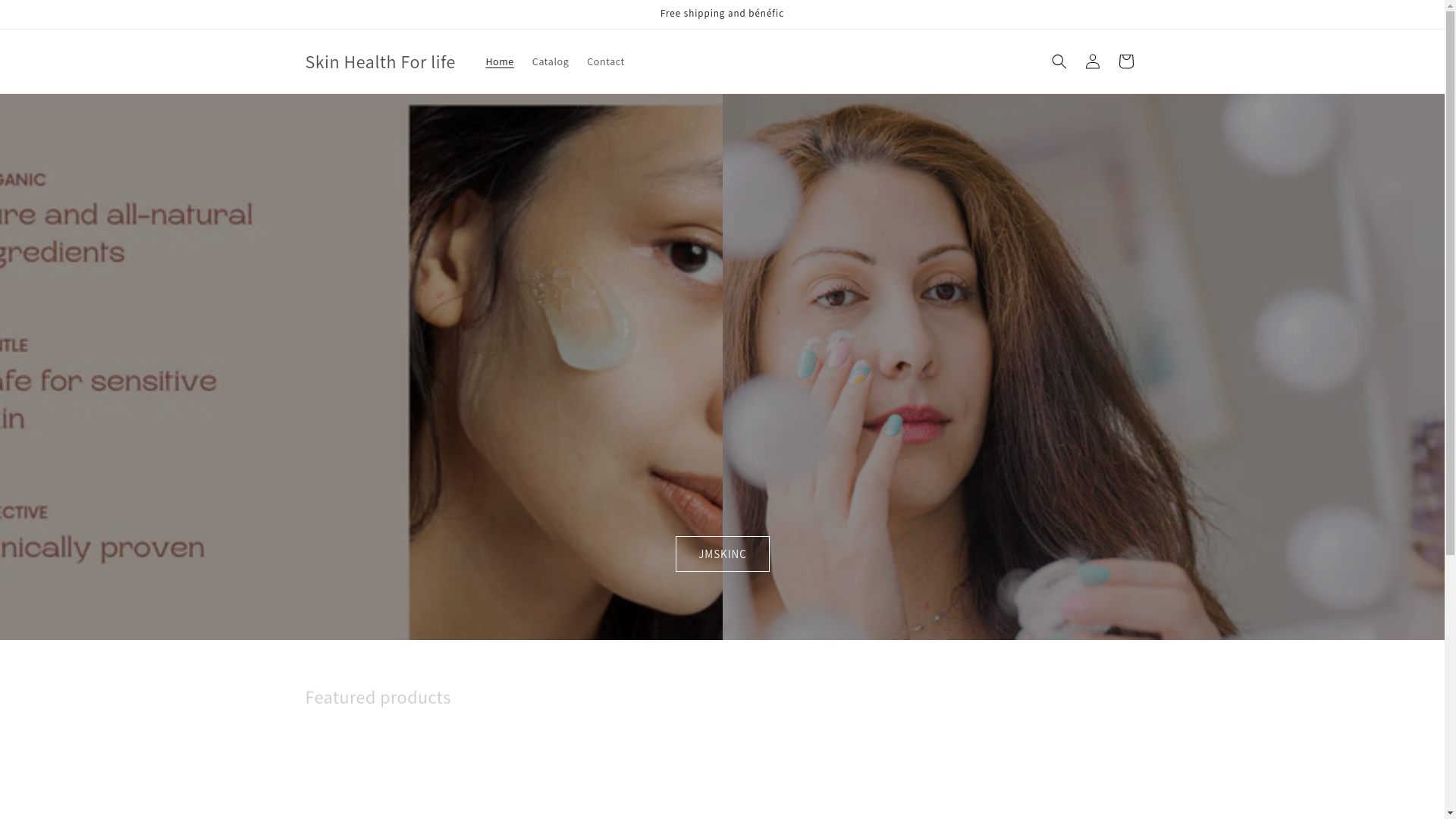 website screenshot of https://skinhealthforlife.net/