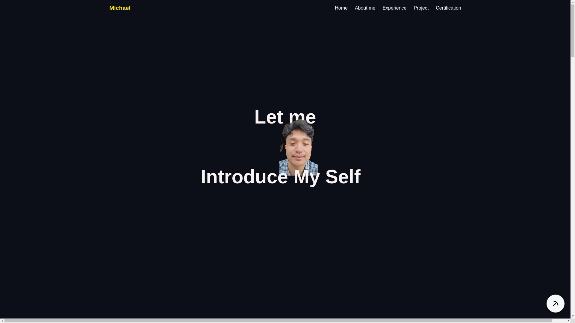 website screenshot of https://michael-portfolio-website.pages.dev/