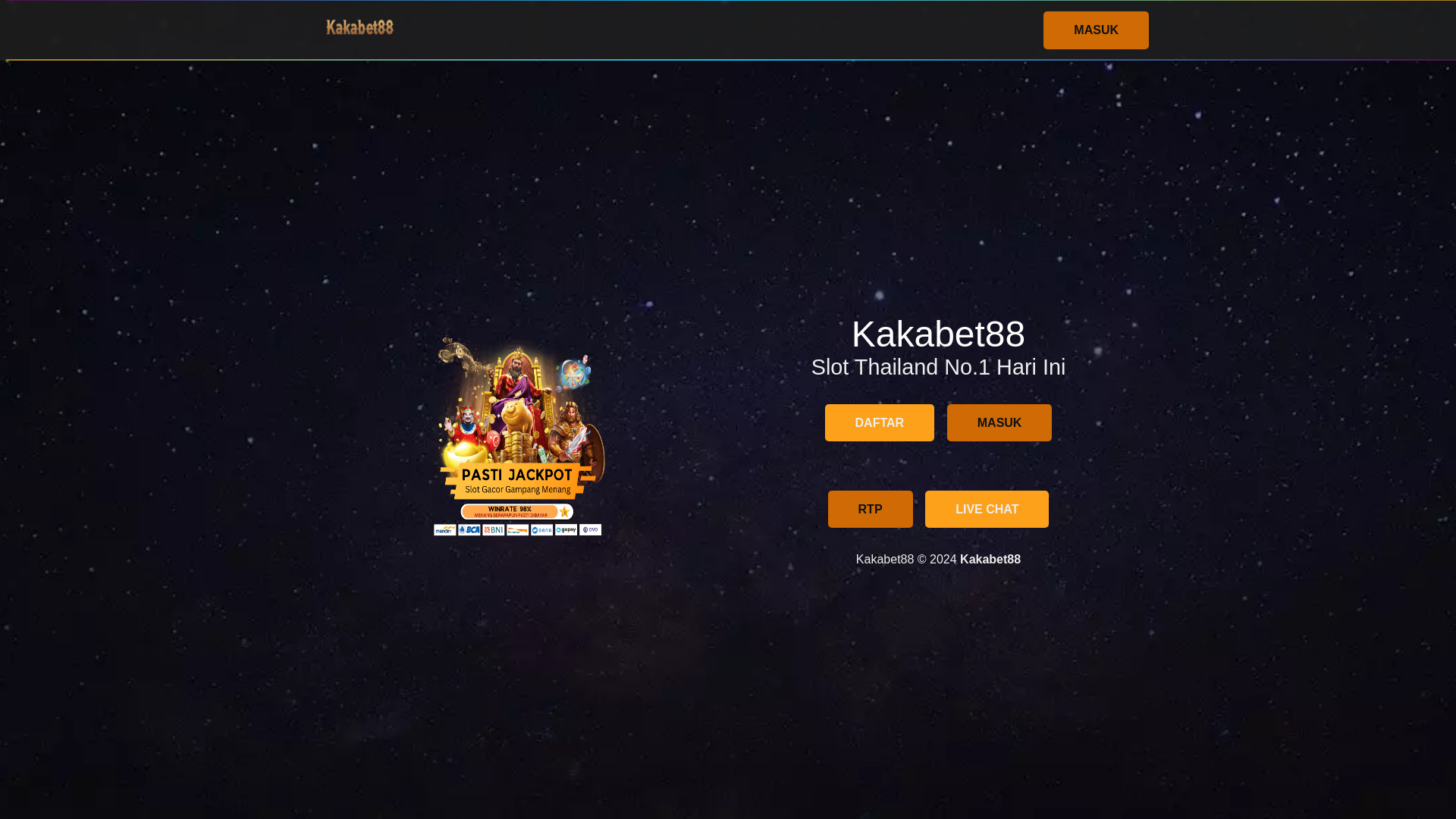 website screenshot of https://kakabet88.com/