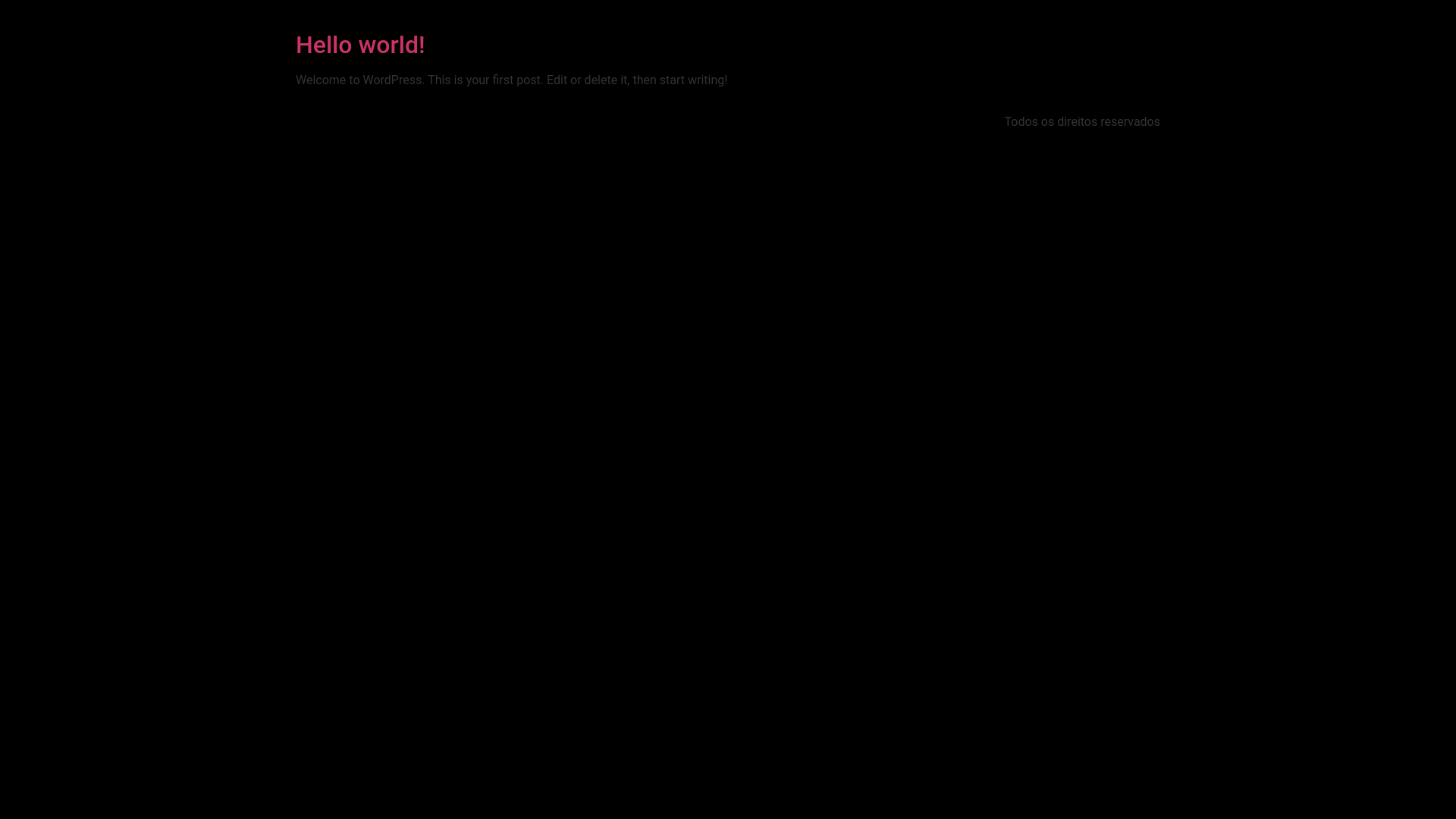 website screenshot of https://psicanaliseparaelas.com.br/