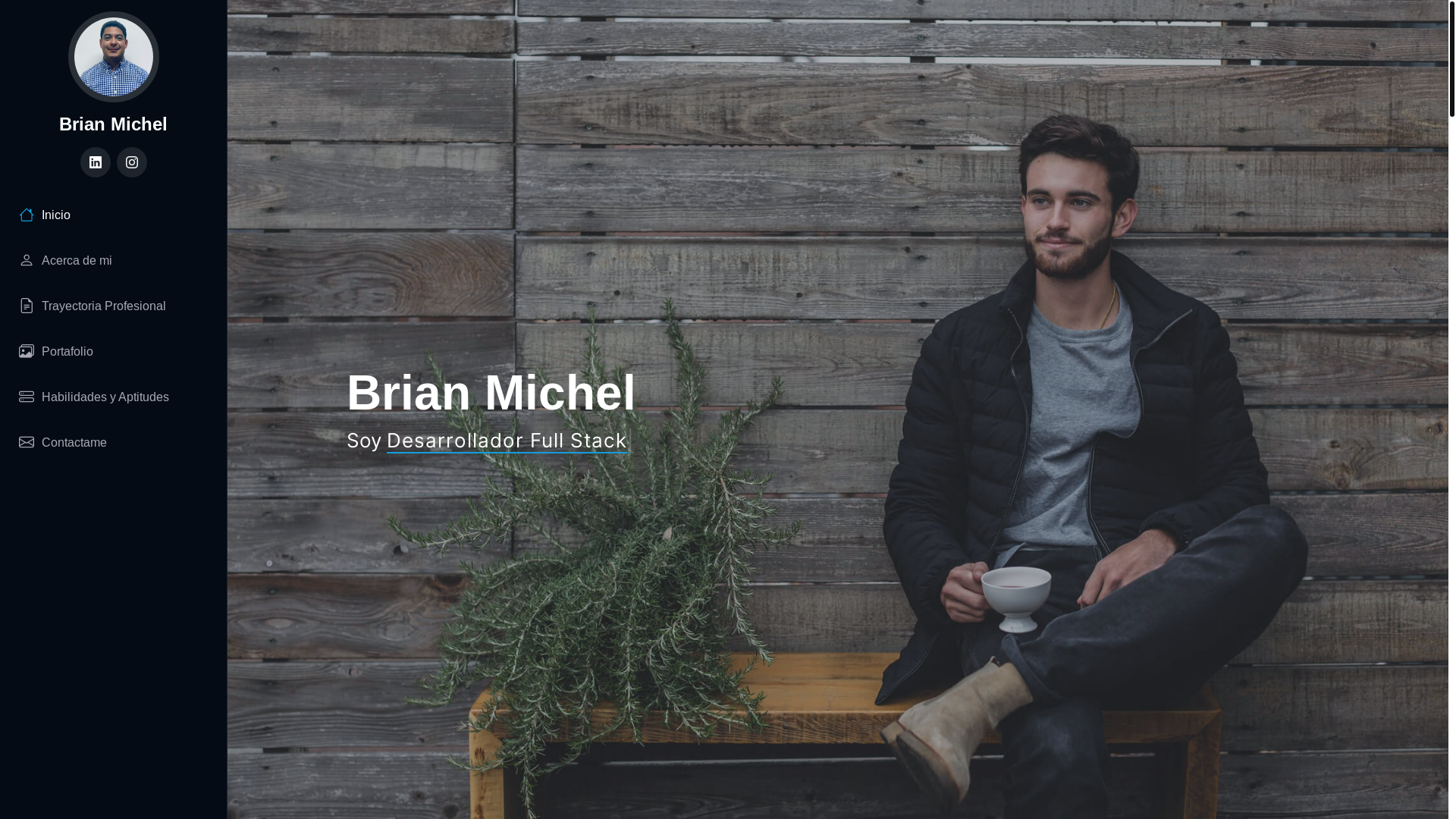 website screenshot of https://cv-brian.site/