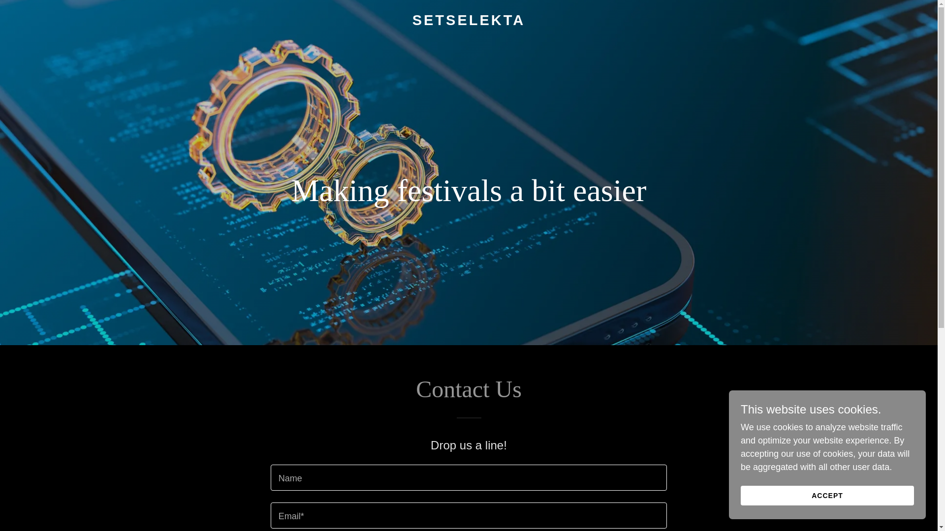 website screenshot of https://setselekta.com/