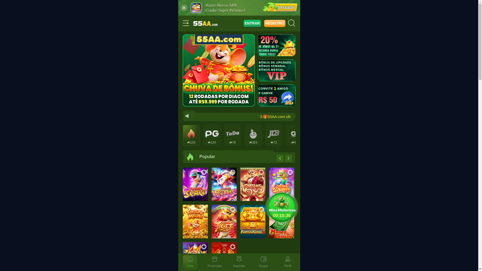 website screenshot of https://55aacp.com/