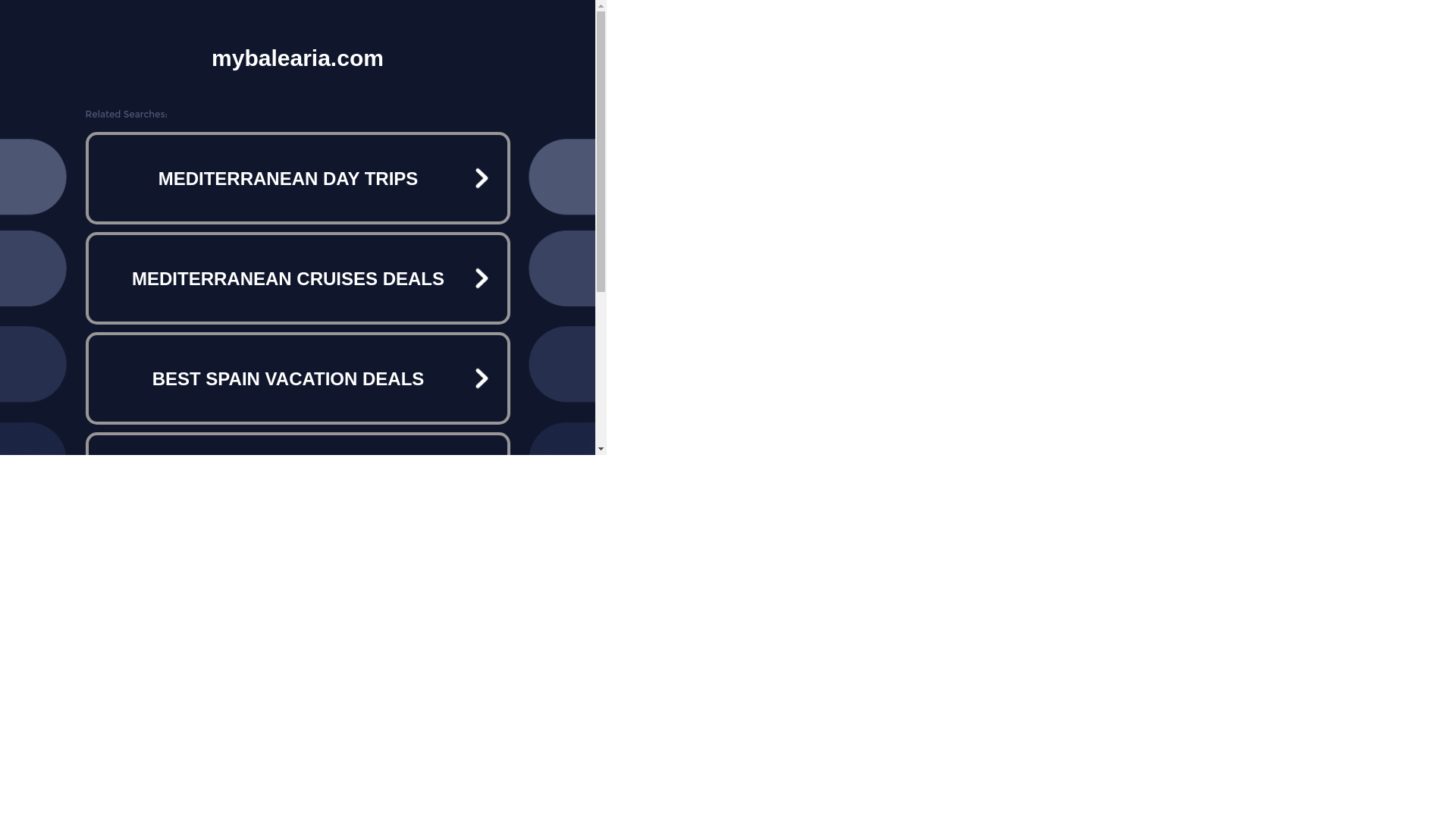 website screenshot of https://mybalearia.com/