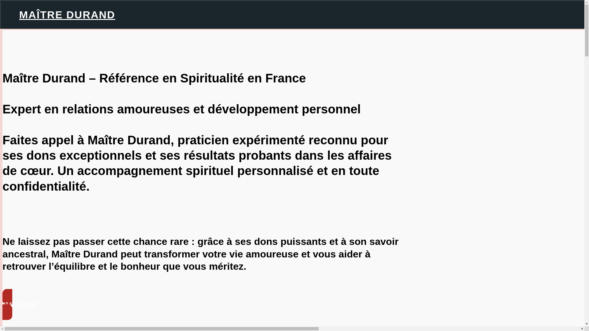website screenshot of https://maitre-durand.fr/
