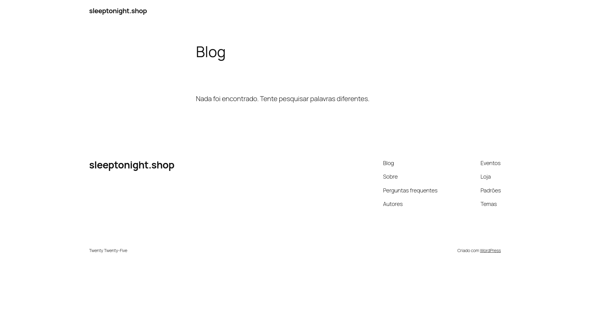 website screenshot of https://sleeptonight.shop/