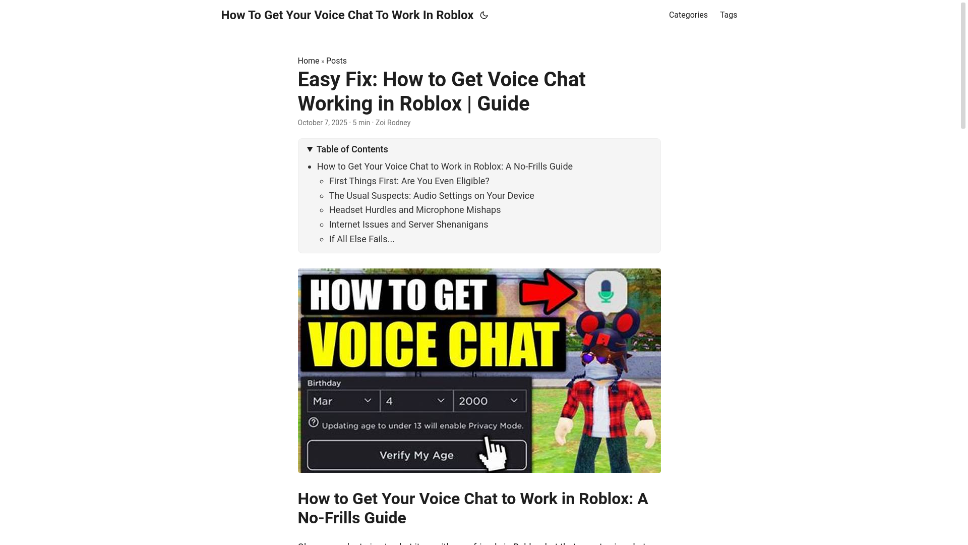 website screenshot of https://how-to-get-your-voice-chat-to-work-in-roblox.pages.dev/