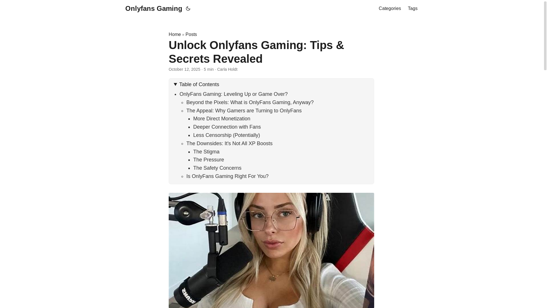 website screenshot of https://onlyfans-gaming.pages.dev/