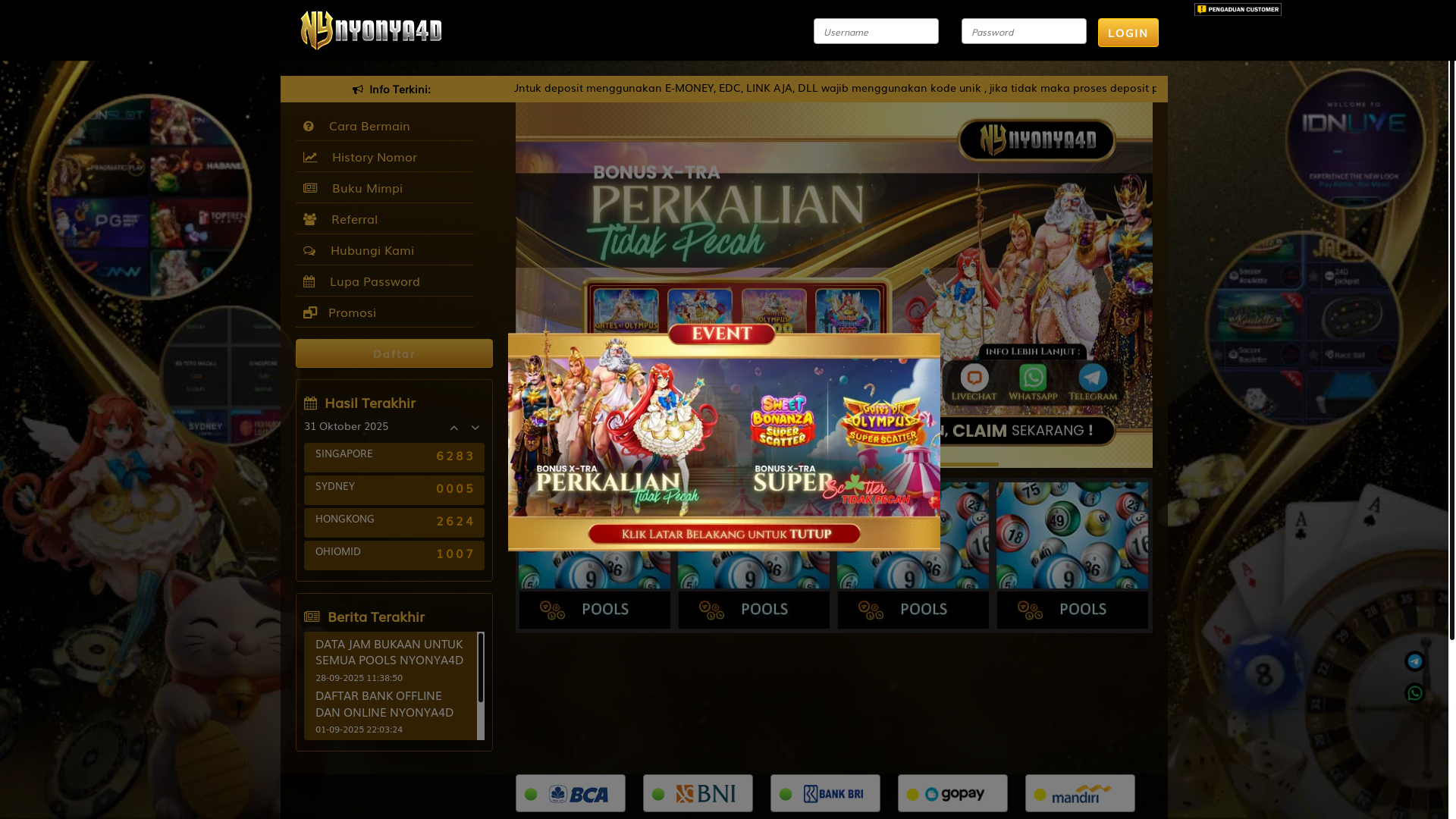 website screenshot of https://nyonyasatu.com/