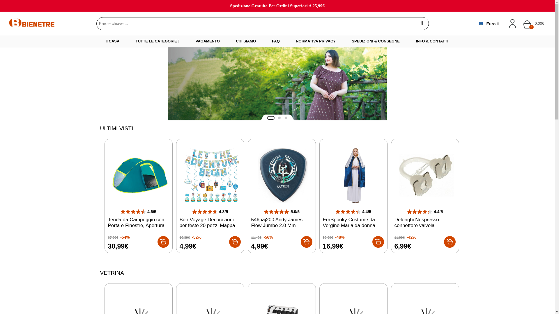 website screenshot of https://bienetredeco.store/