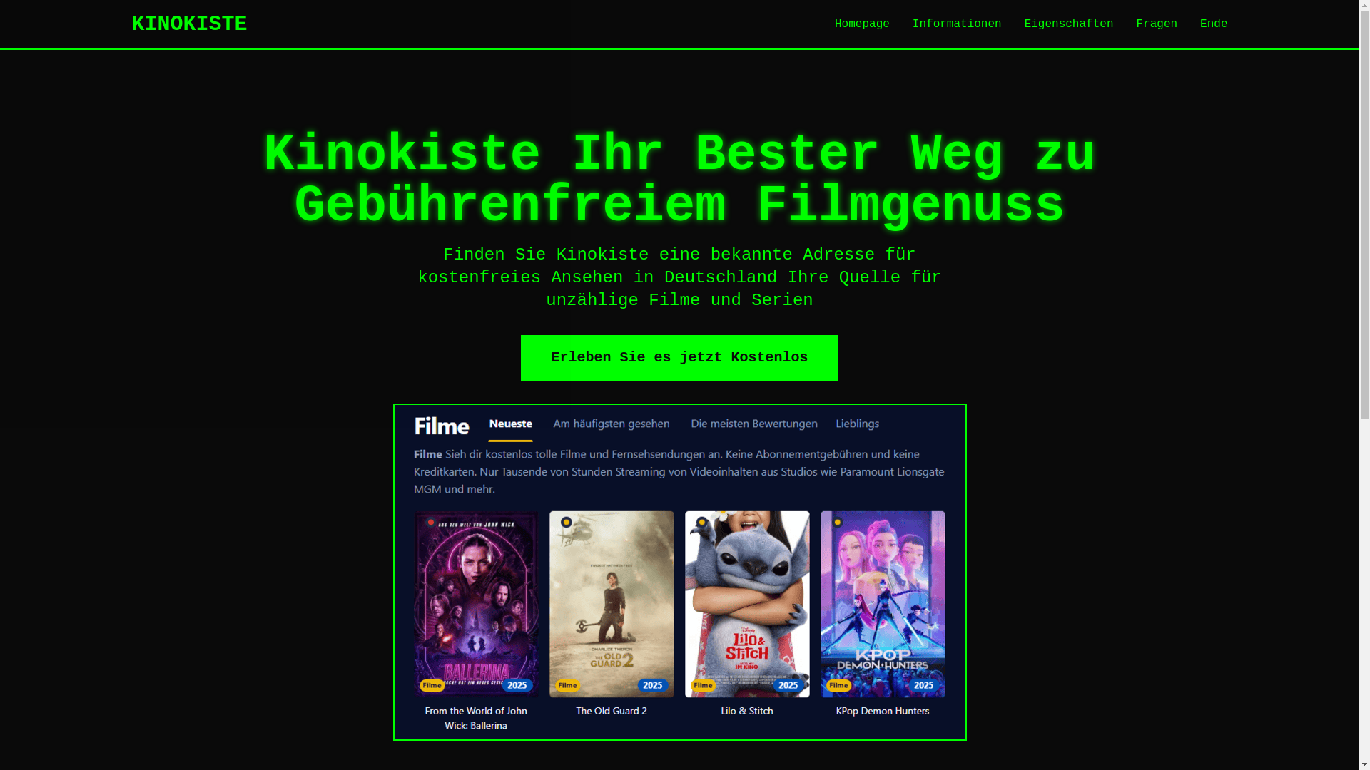 website screenshot of https://kinokiste-2bng.pages.dev/