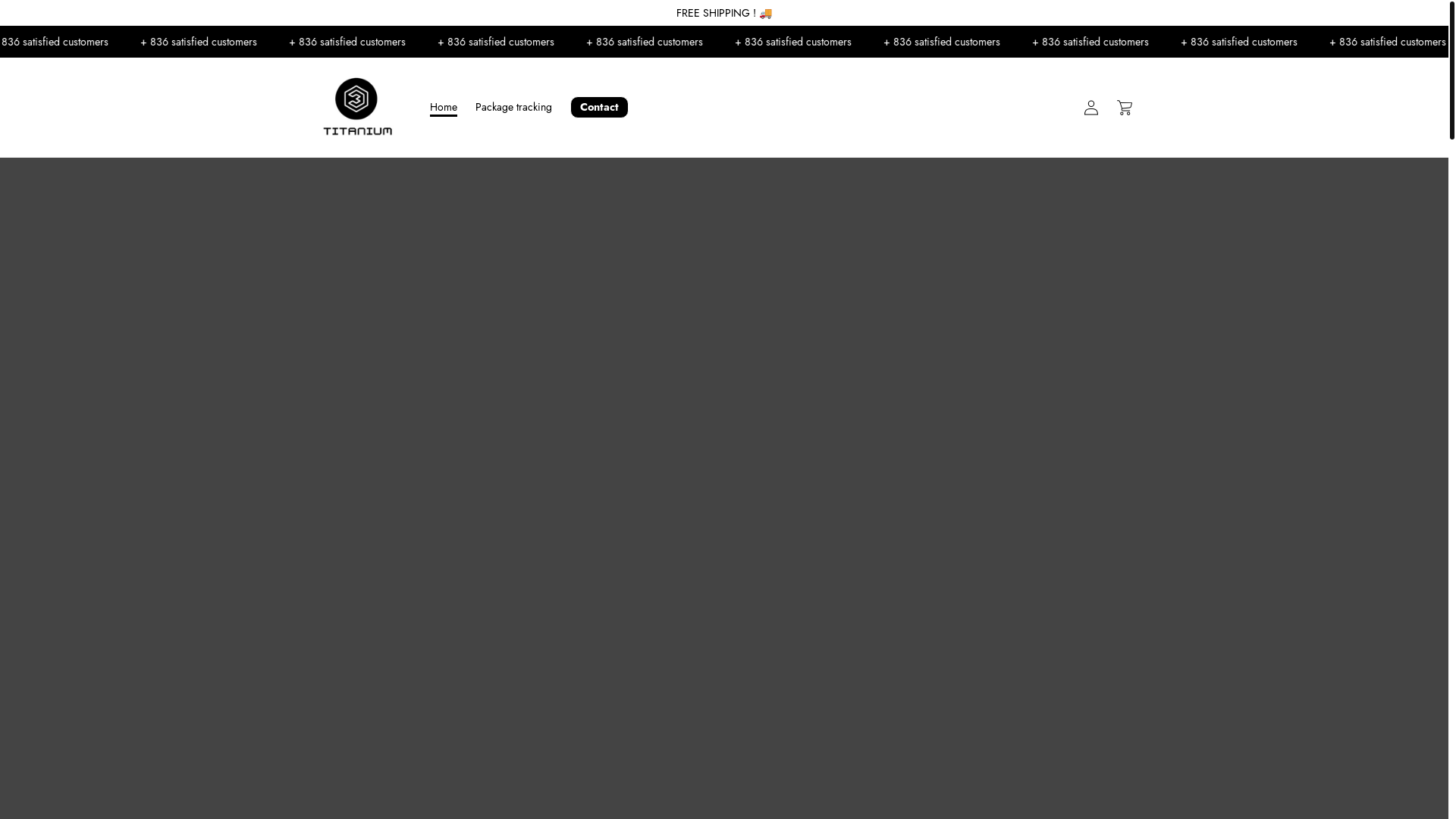 website screenshot of https://titaniumofficial.com/