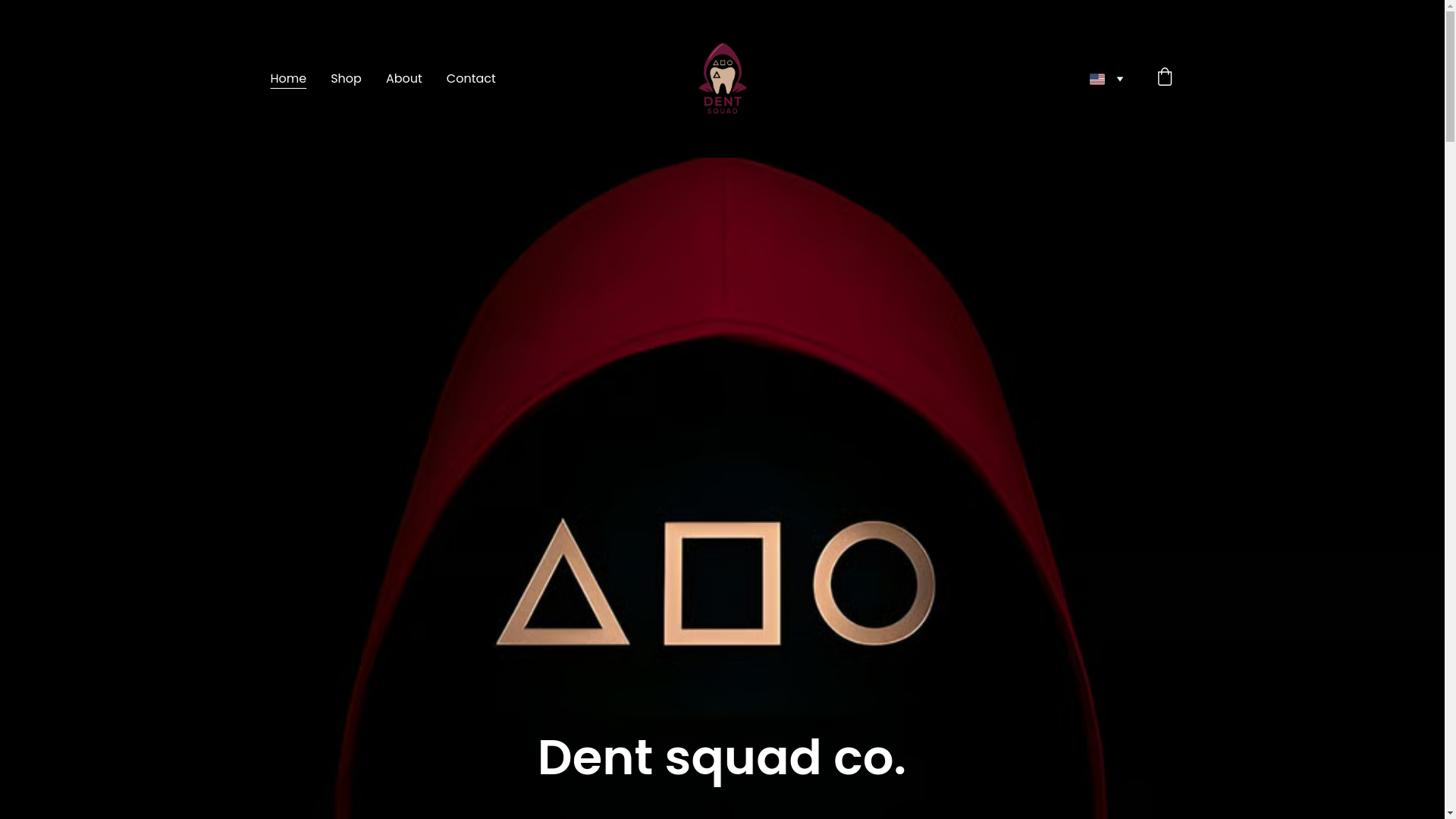 website screenshot of https://dentsquad.click/