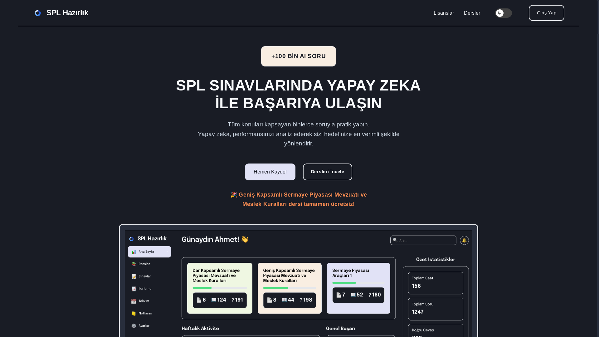 website screenshot of https://spl-hazirlik.pages.dev/