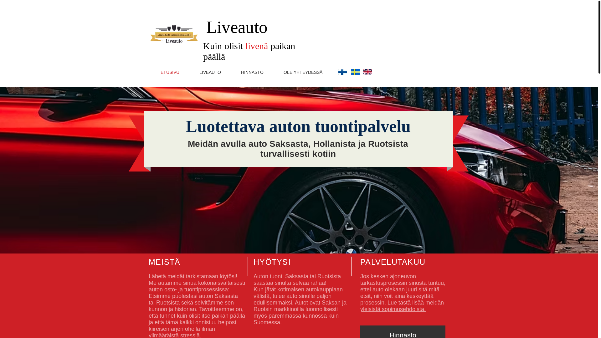 website screenshot of https://autosaksasta.online/
