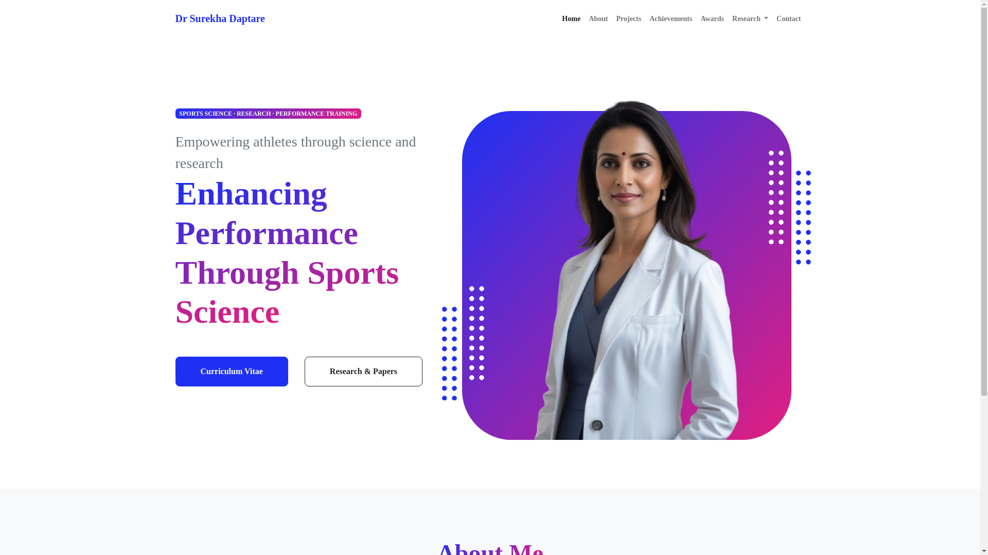website screenshot of https://drsurekhadaptare.pages.dev/