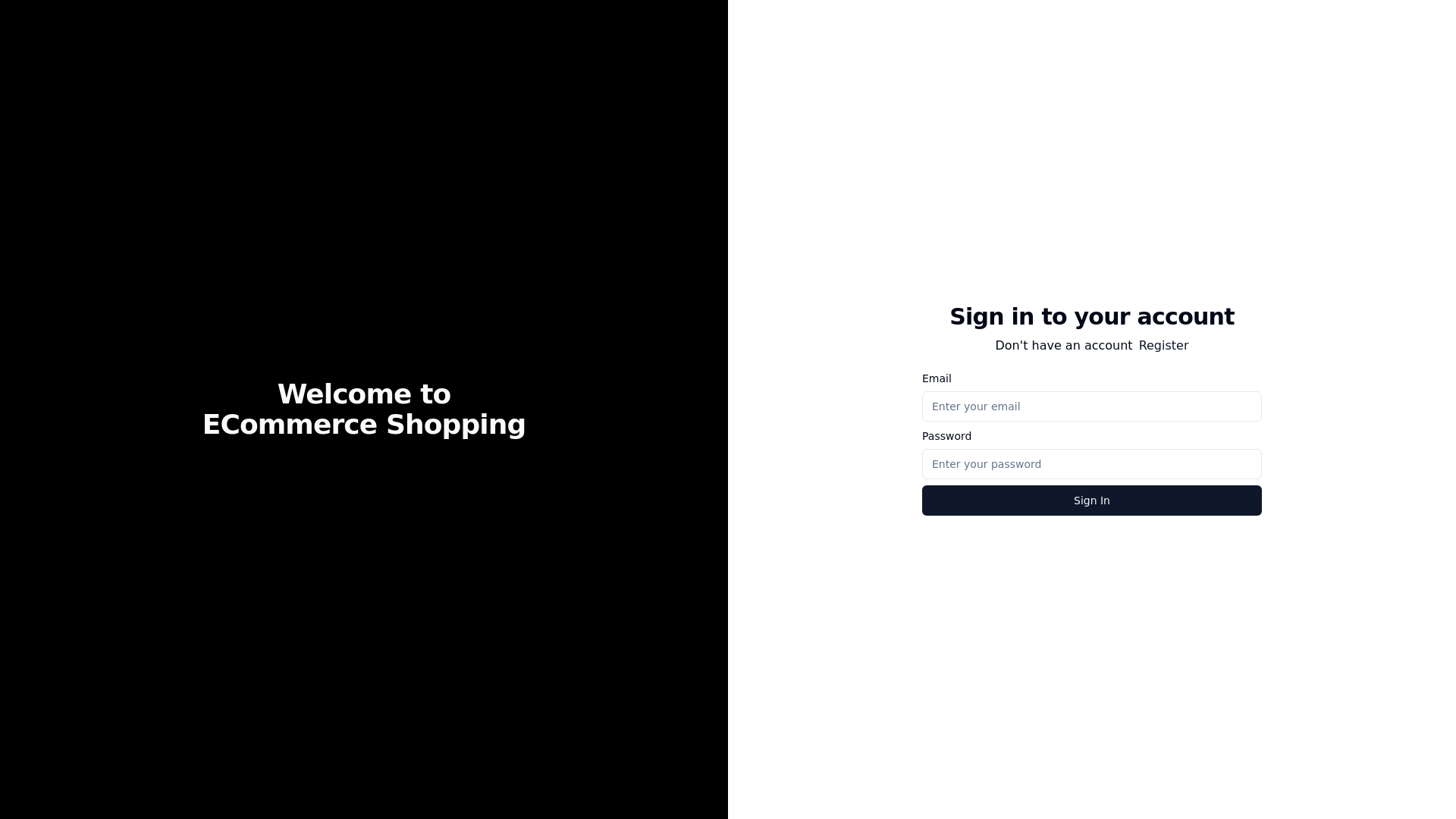 website screenshot of https://e-com-fe.pages.dev/