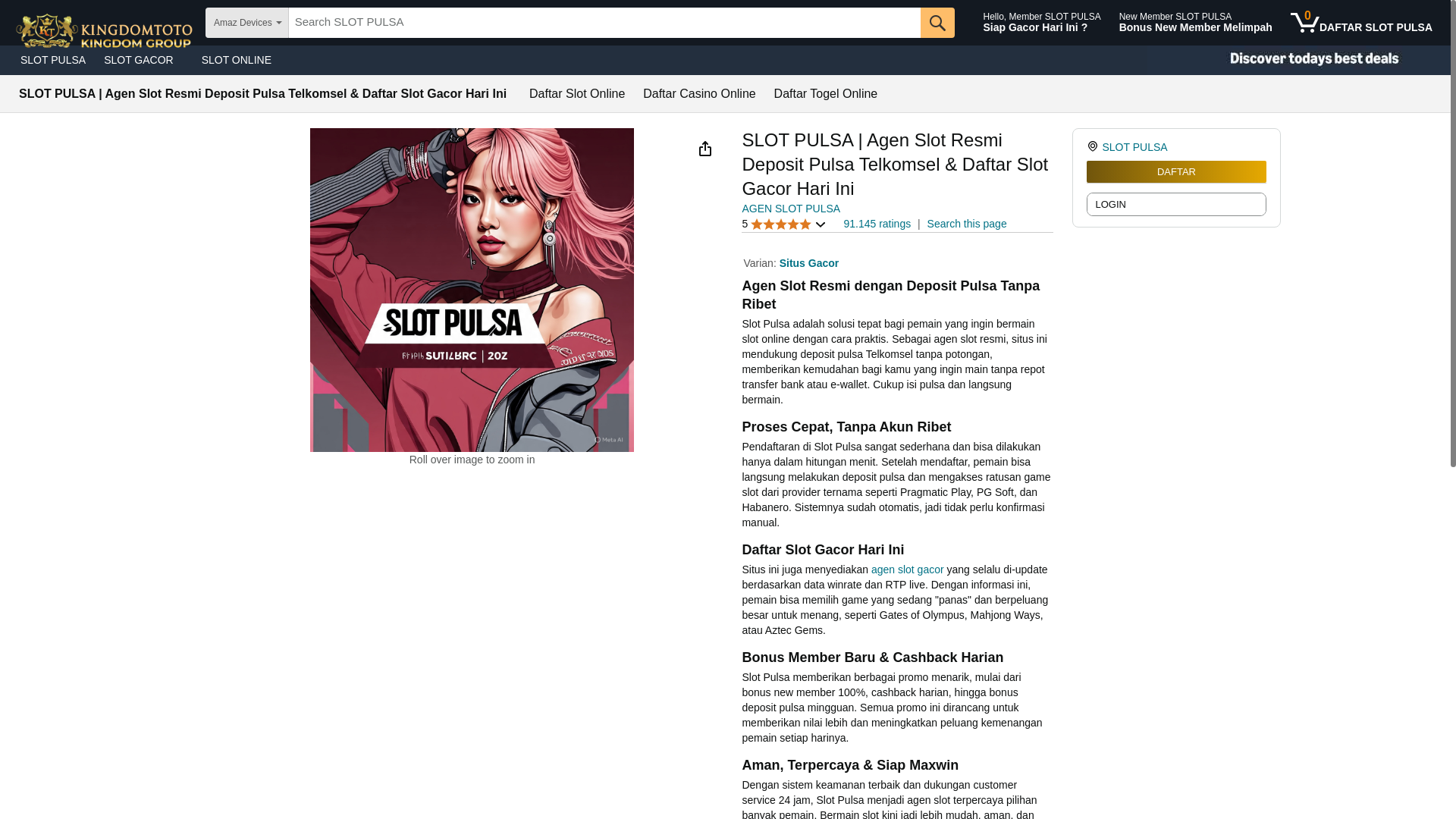 website screenshot of https://slot-pulsa.it.com/