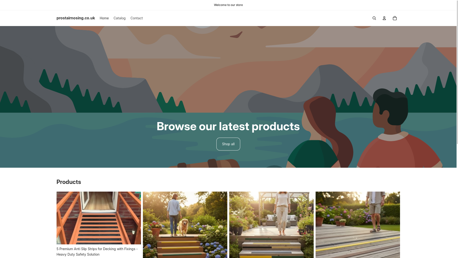 website screenshot of https://prostairnosing.co.uk/
