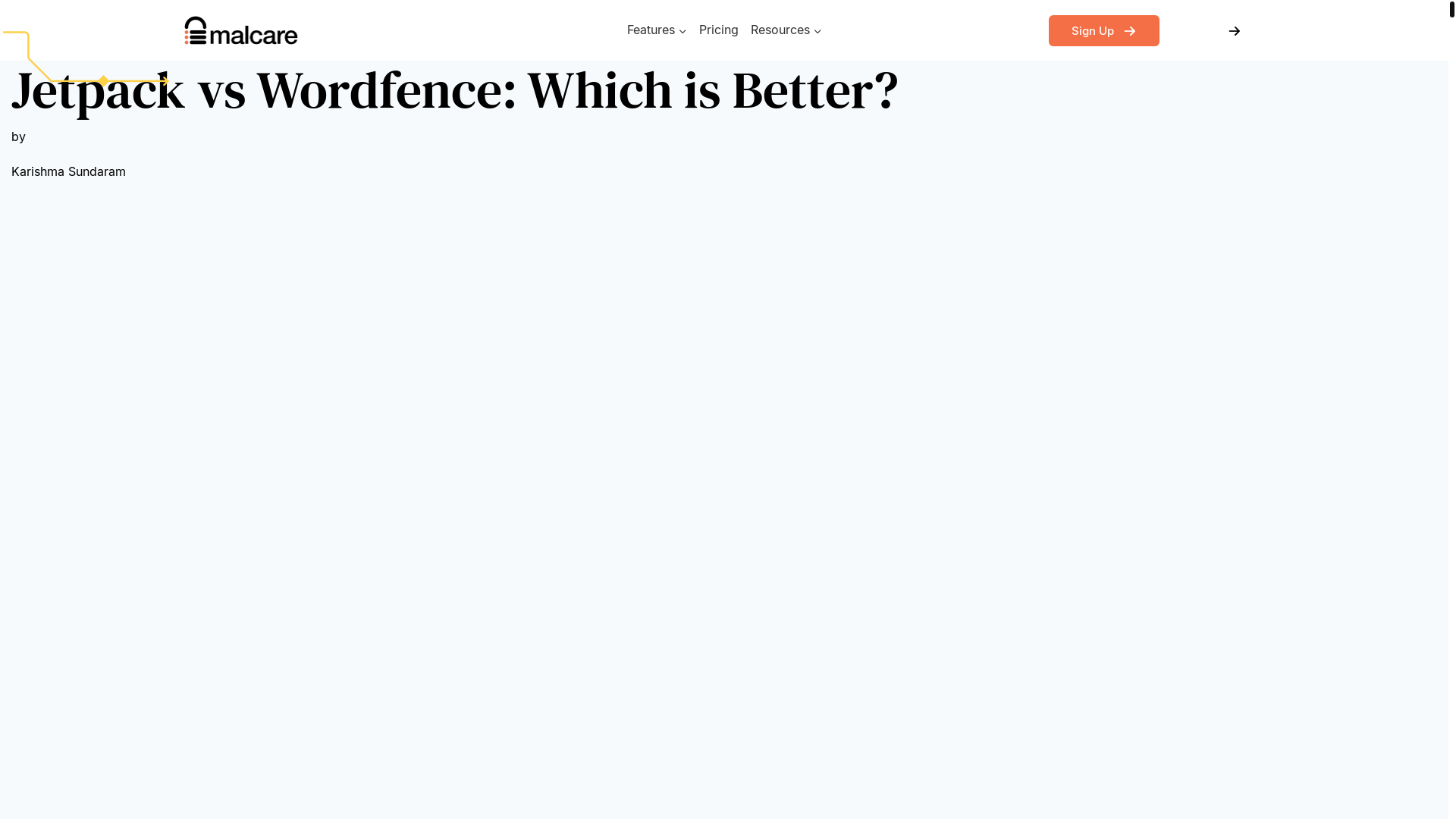 website screenshot of https://www.malcare.com/blog/jetpack-vs-wordfence/