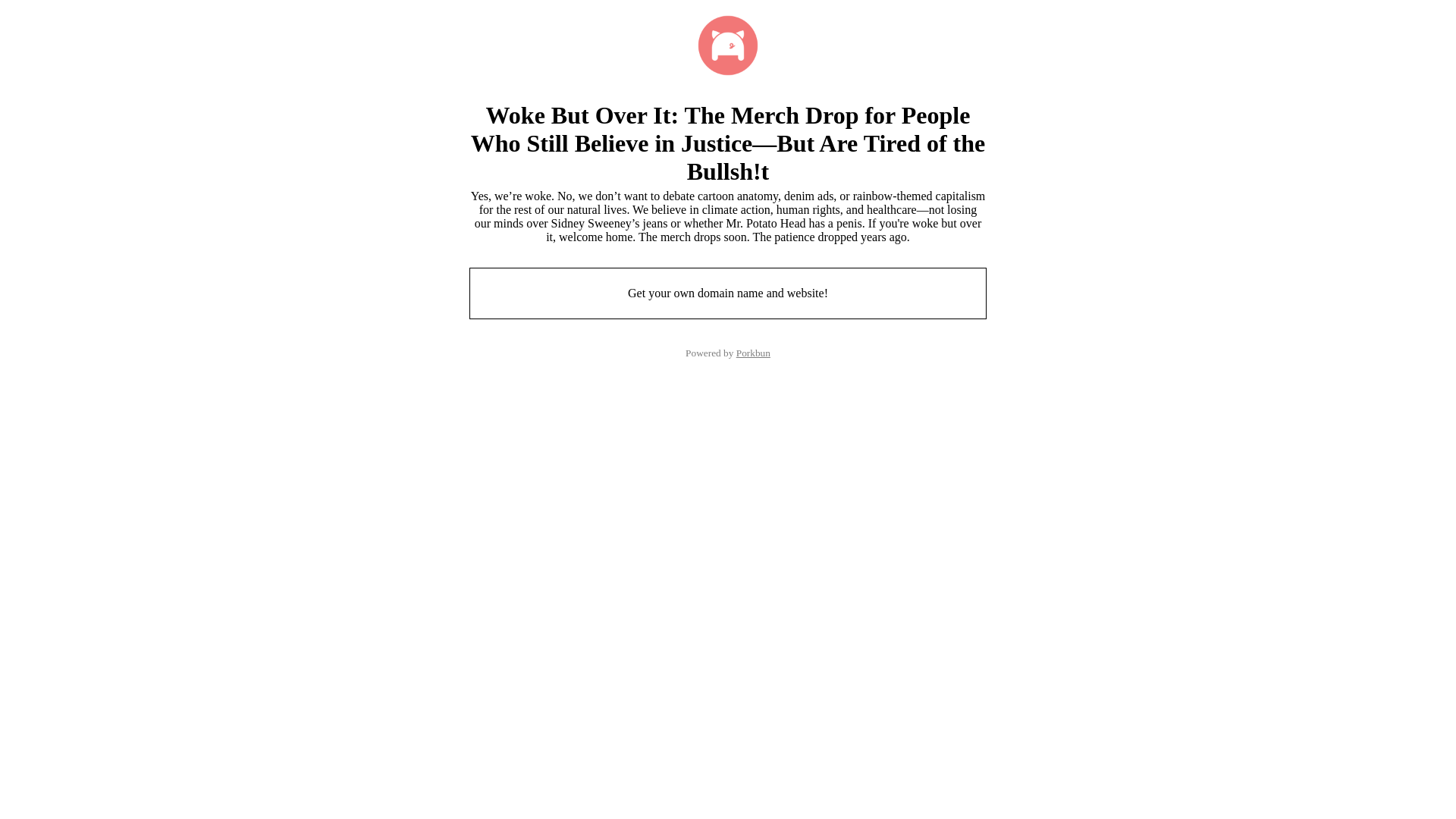 website screenshot of https://wokebutoverit.com/