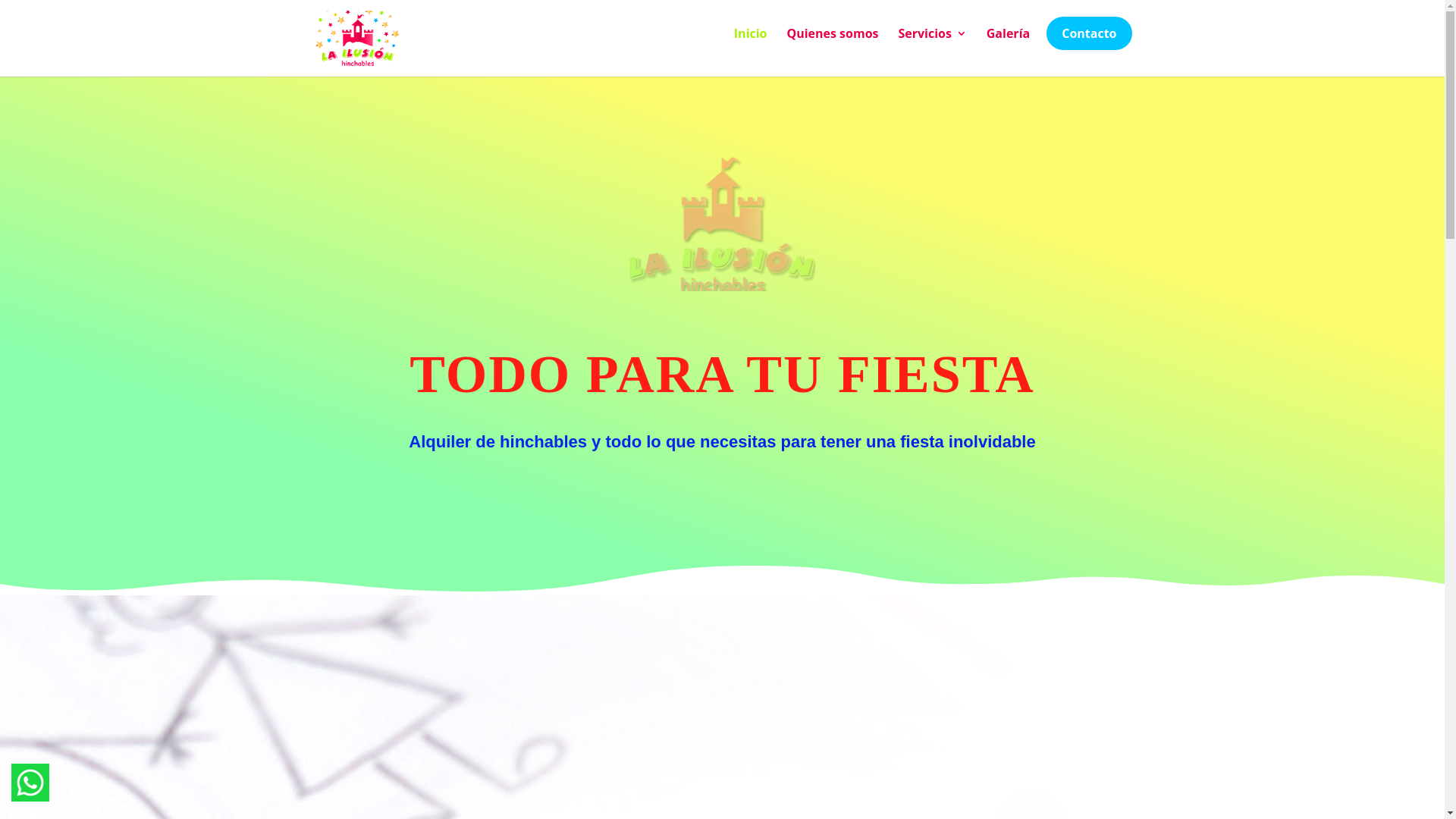 website screenshot of https://hinchableslailusionsalamanca.com/