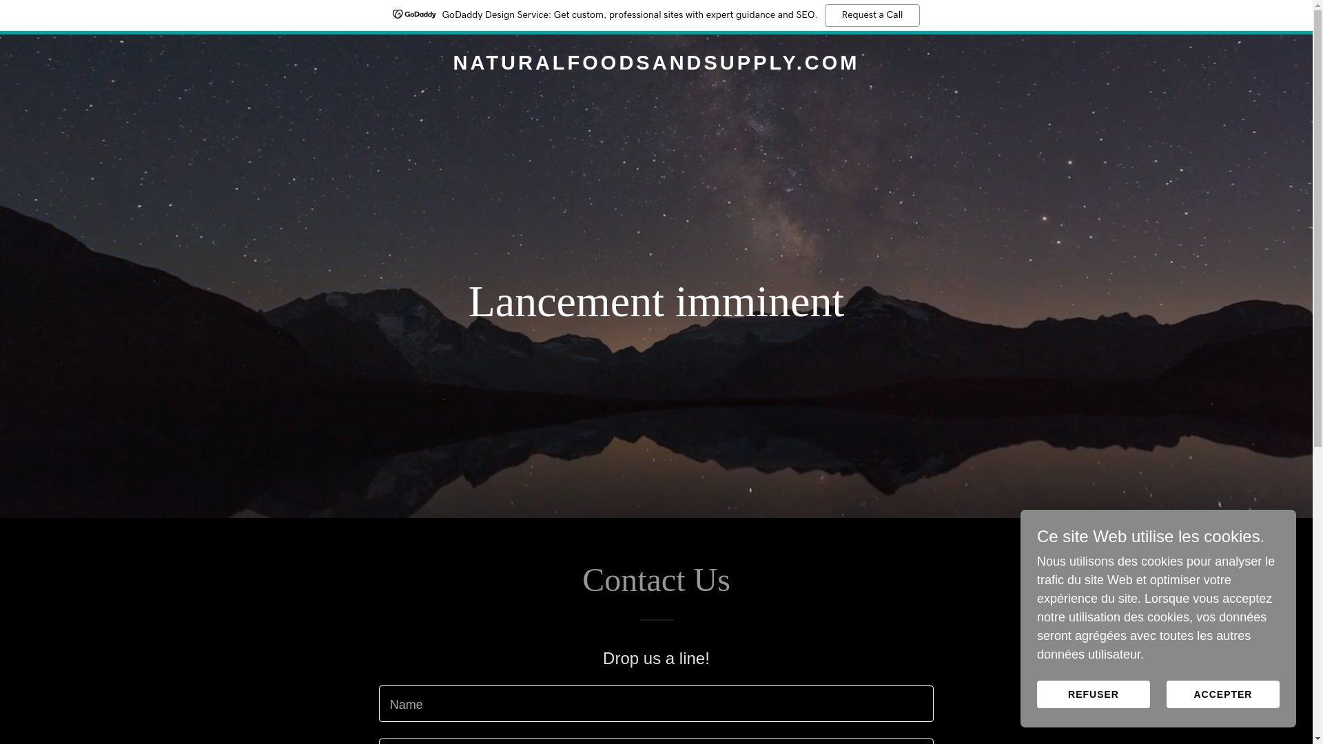 website screenshot of https://naturalfoodsandsupply.com/