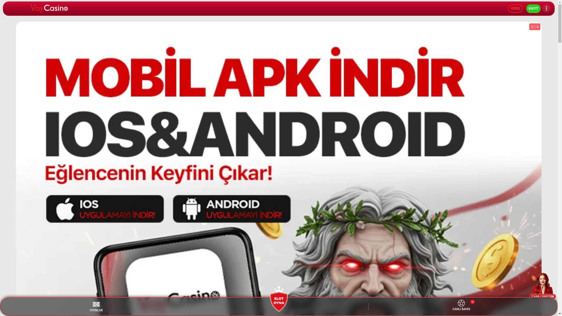 website screenshot of https://vaycasino1999.com/