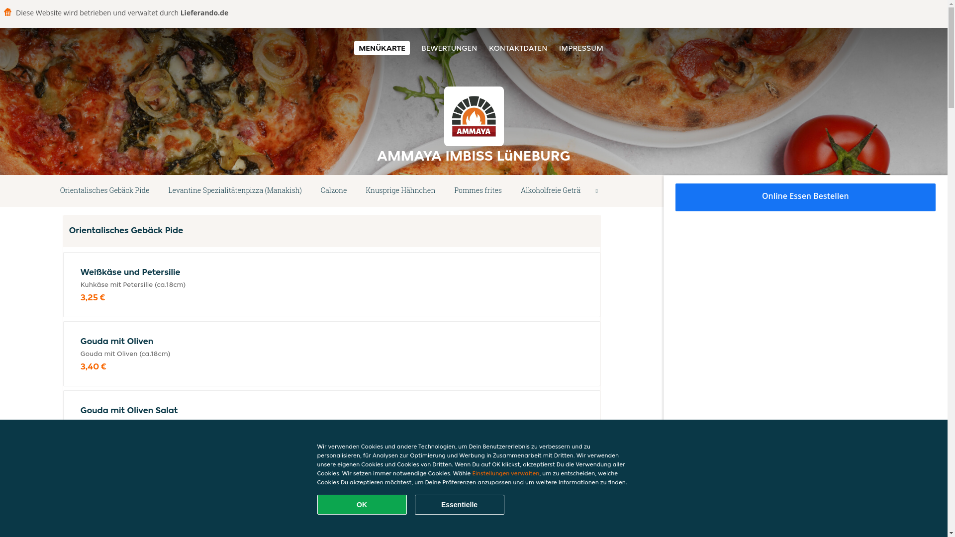 website screenshot of https://ammayaimbiss-luneburg.de/
