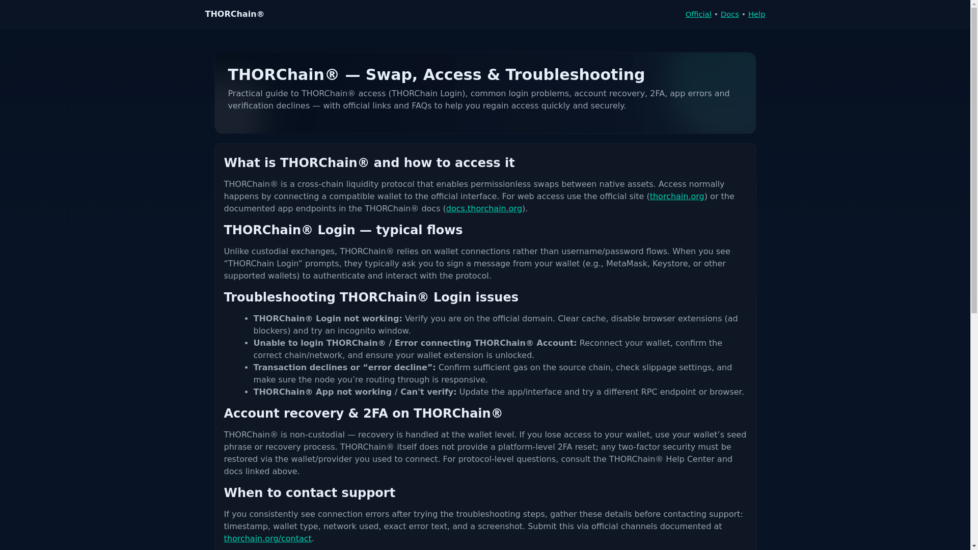 website screenshot of https://etc-thoorchain-support.pages.dev/