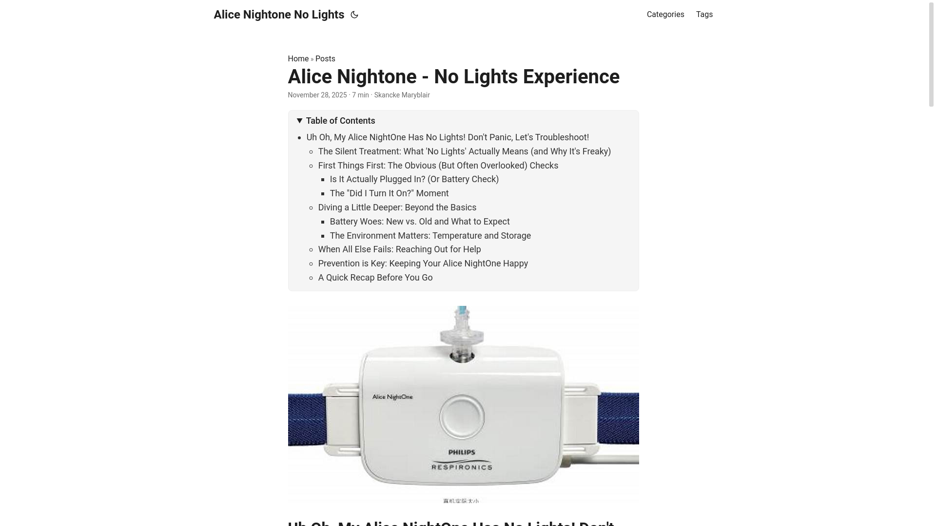 website screenshot of https://alicenightonenolights.pages.dev/