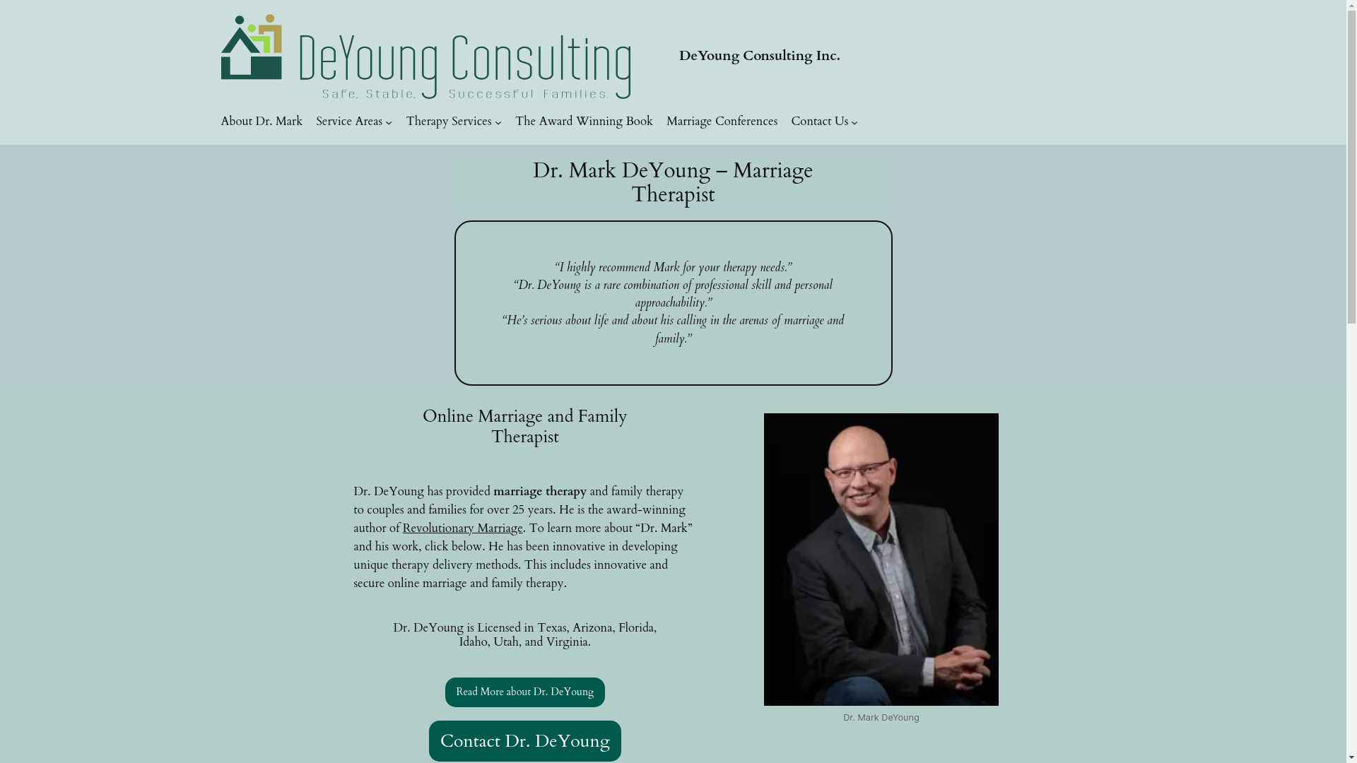 website screenshot of https://texas-marriage-therapist.com/