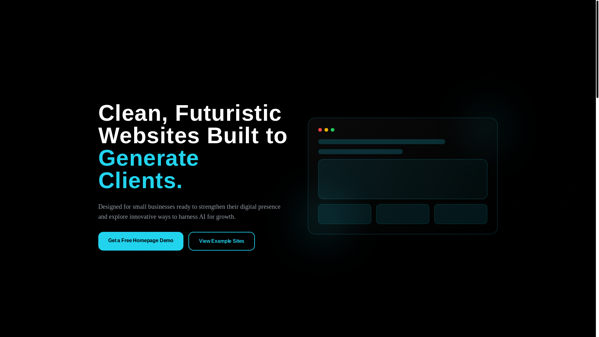 website screenshot of https://gxwebstudio.com/