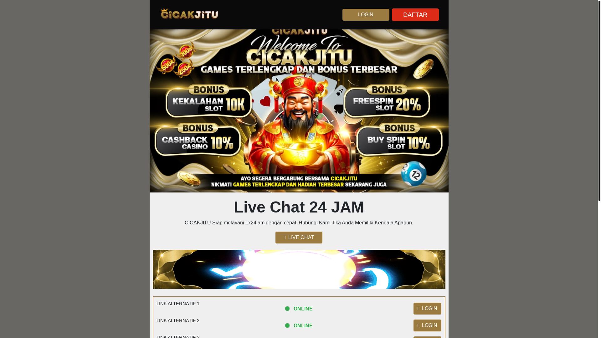 website screenshot of https://cicakjitu9.pages.dev/