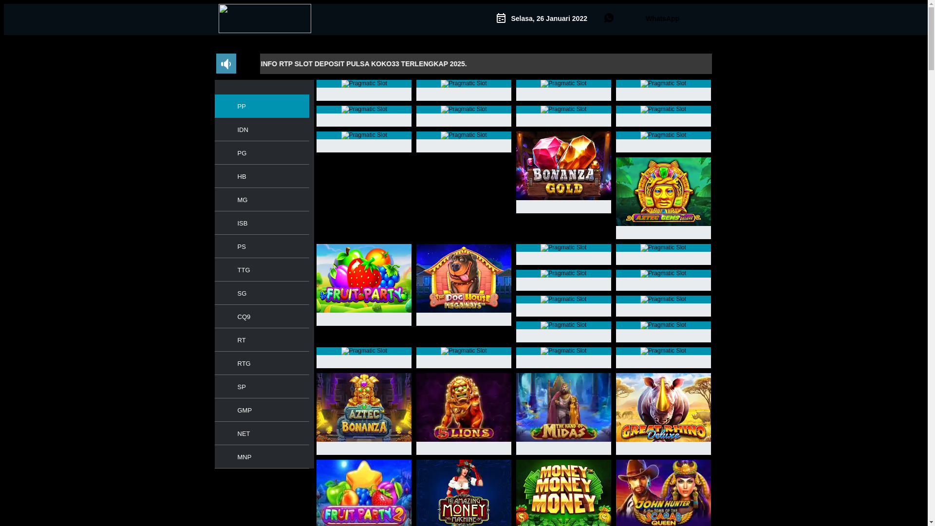 website screenshot of https://gacor-koko33.beauty/