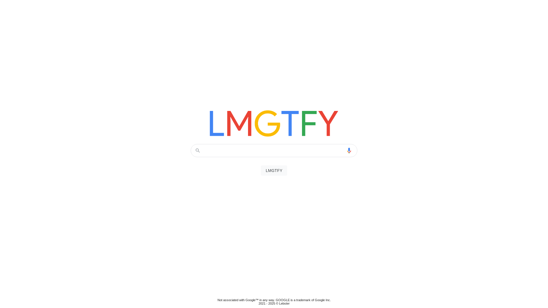 website screenshot of https://lmgtfy-actual.pages.dev/