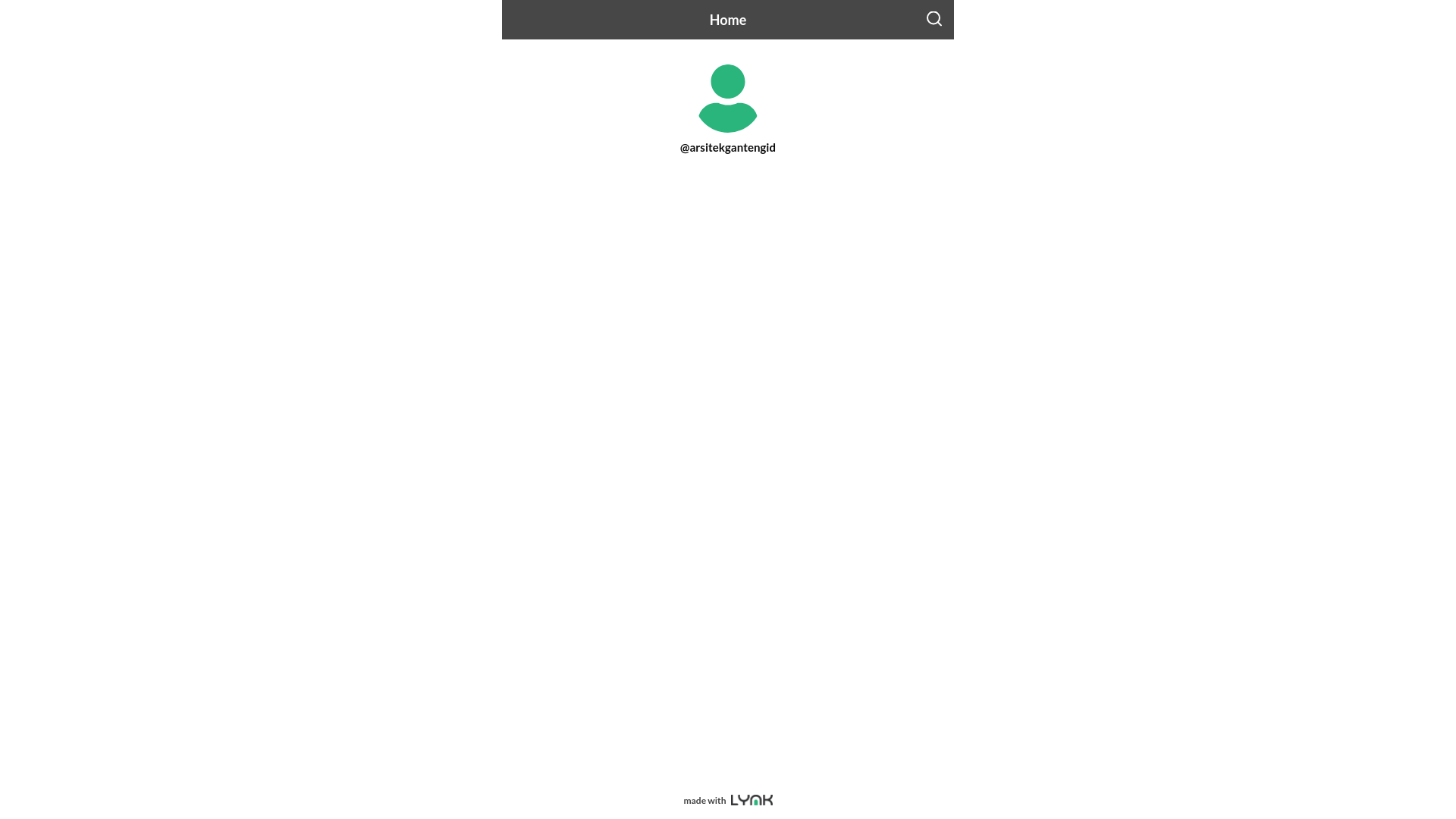 website screenshot of https://arsitekganteng.id/