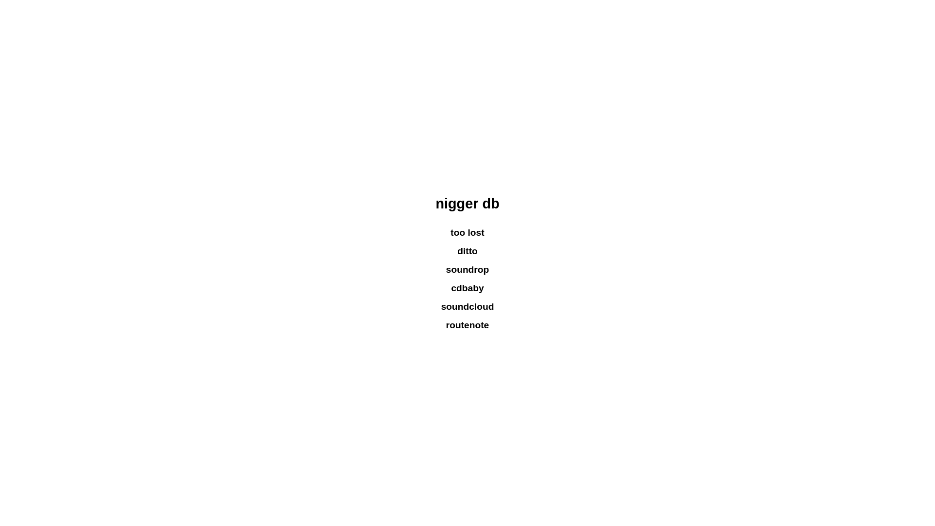 website screenshot of https://niggerdatabase.gay/