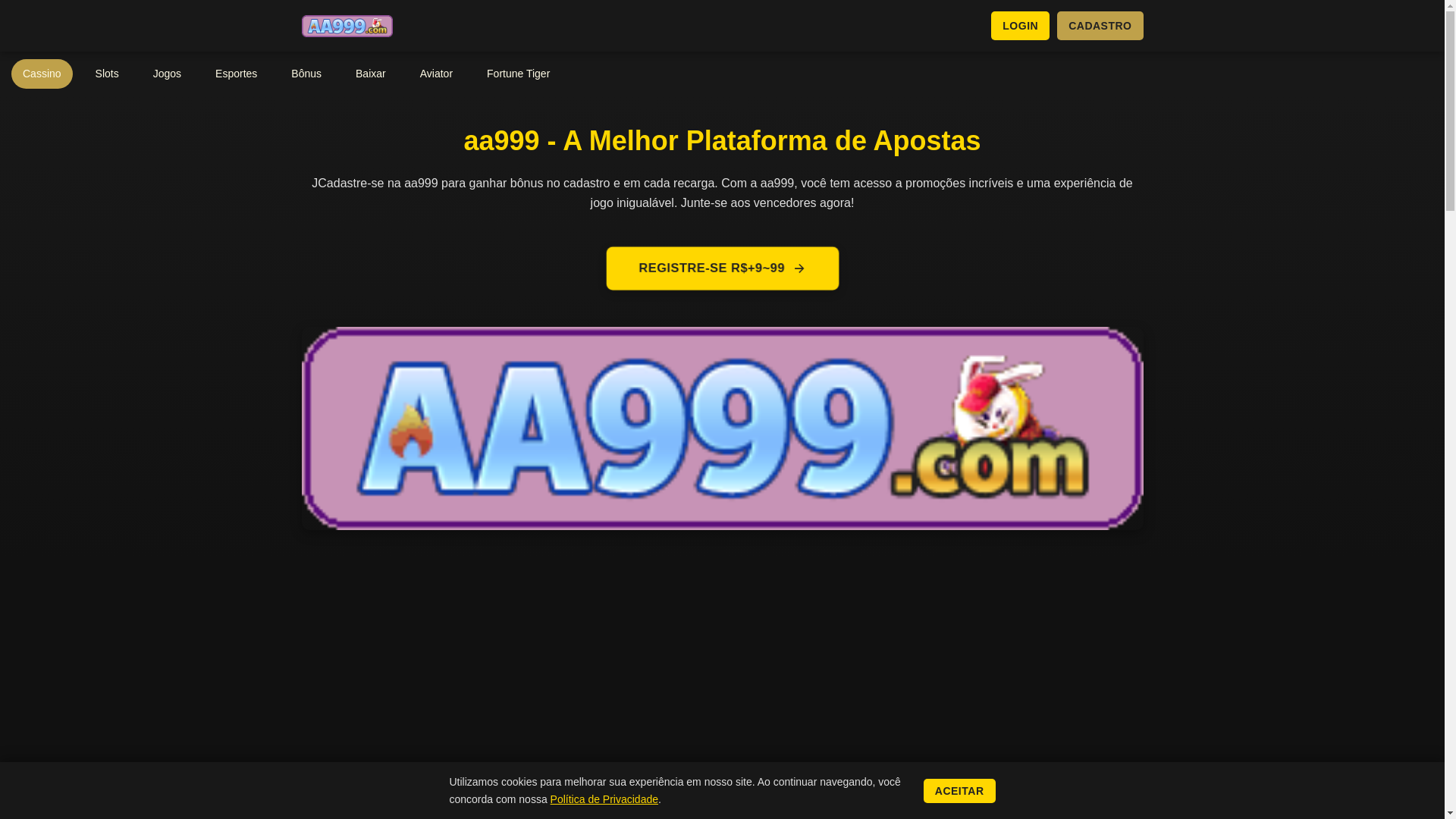 website screenshot of https://aa999in.com/
